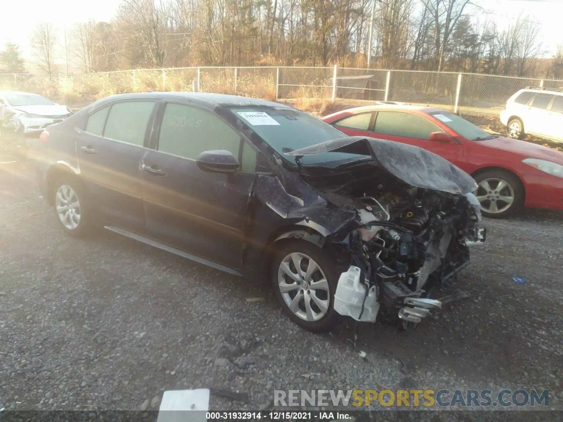 1 Photograph of a damaged car JTDEPRAE2LJ080125 TOYOTA COROLLA 2020