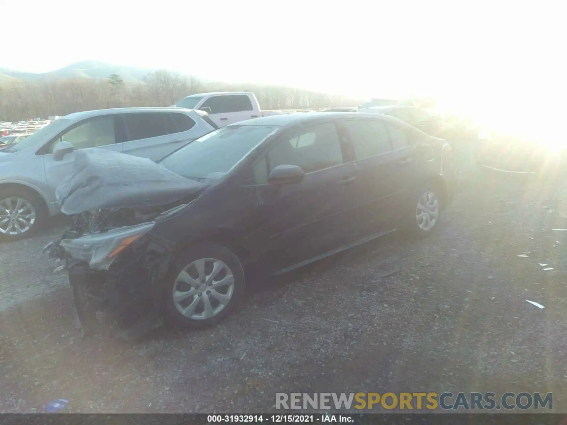 2 Photograph of a damaged car JTDEPRAE2LJ080125 TOYOTA COROLLA 2020