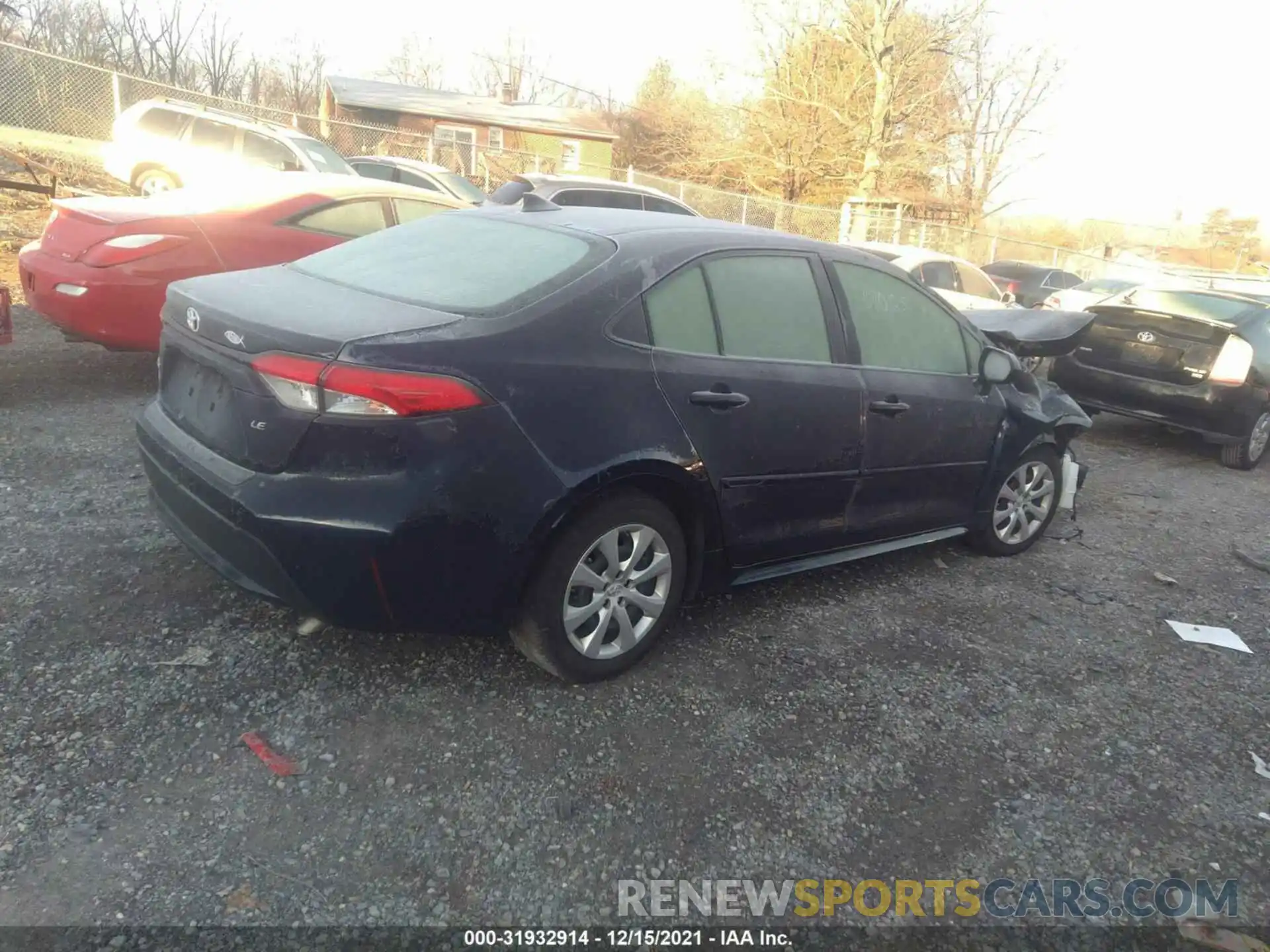 4 Photograph of a damaged car JTDEPRAE2LJ080125 TOYOTA COROLLA 2020