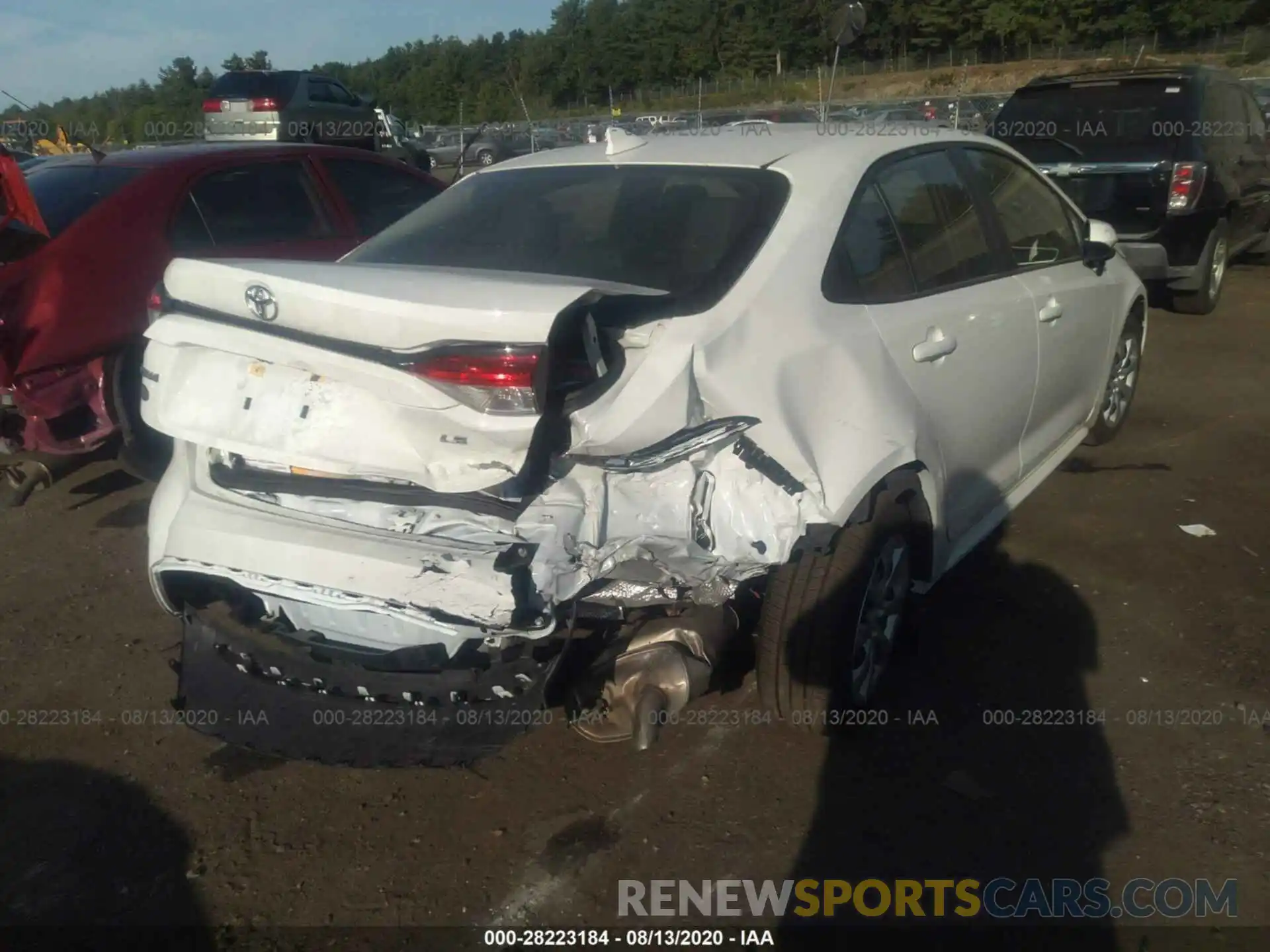 4 Photograph of a damaged car JTDEPRAE2LJ080190 TOYOTA COROLLA 2020