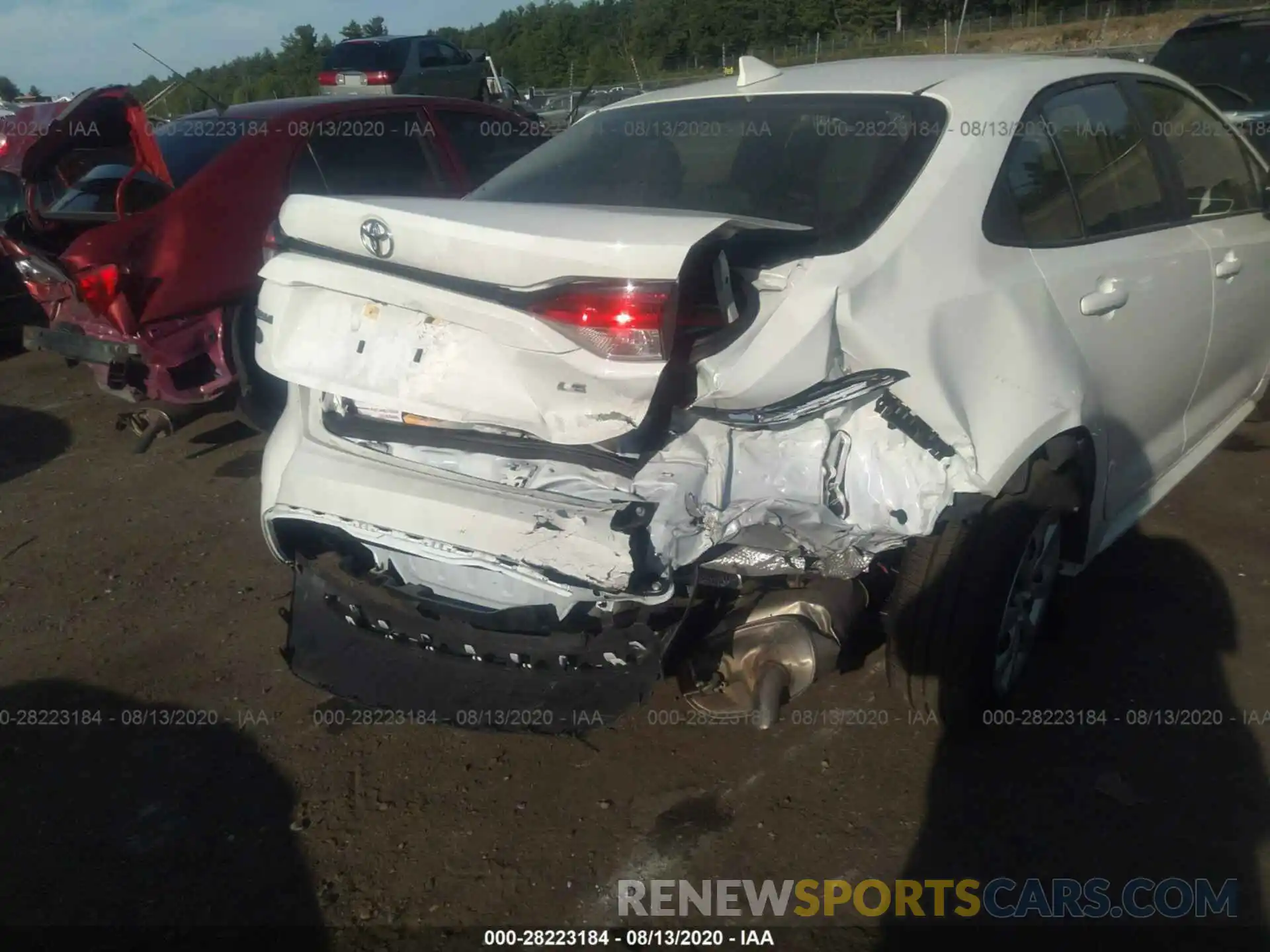 6 Photograph of a damaged car JTDEPRAE2LJ080190 TOYOTA COROLLA 2020