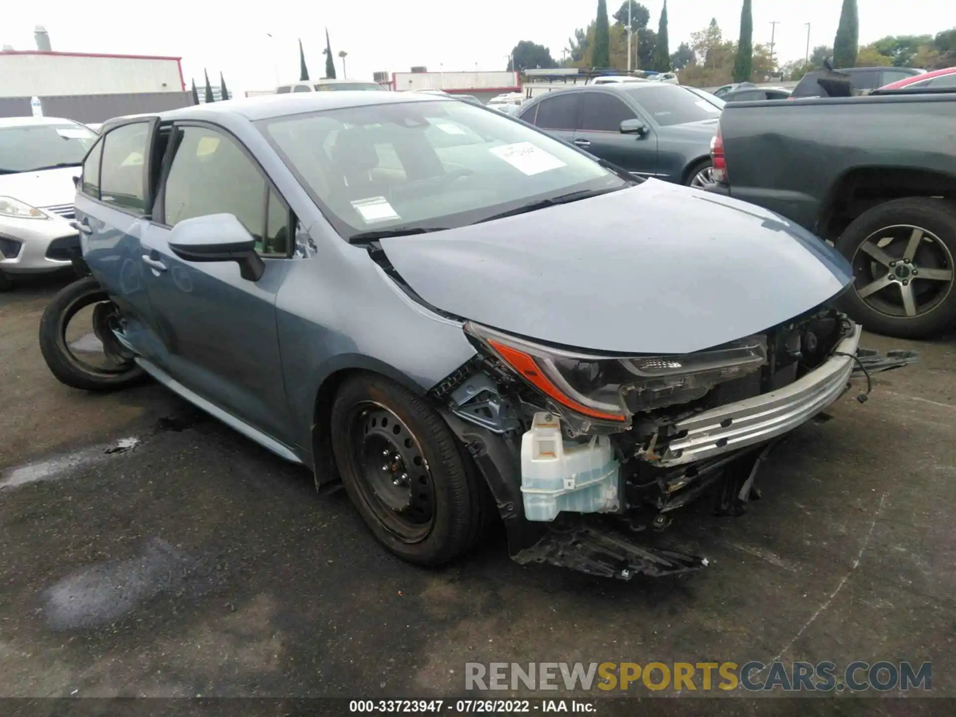 1 Photograph of a damaged car JTDEPRAE2LJ081002 TOYOTA COROLLA 2020