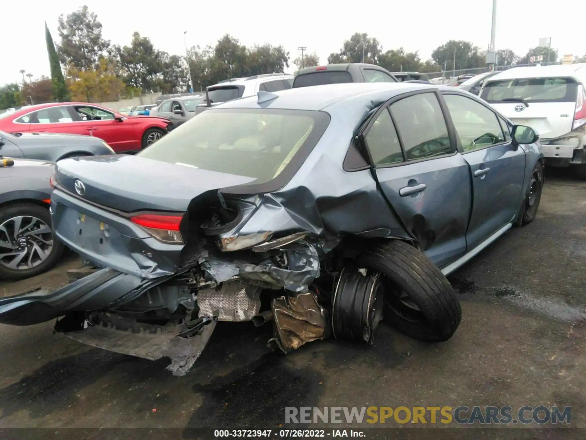 6 Photograph of a damaged car JTDEPRAE2LJ081002 TOYOTA COROLLA 2020