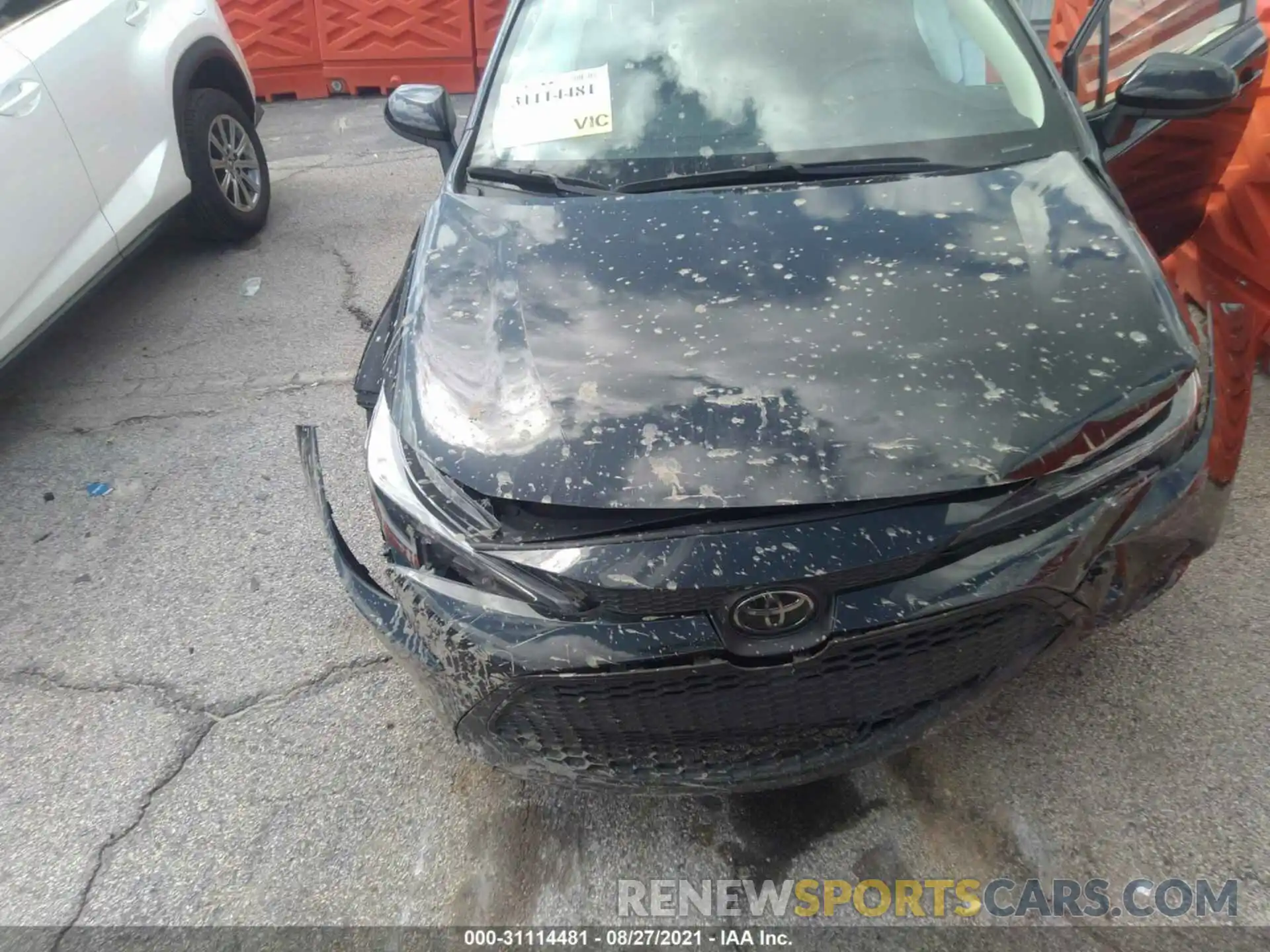 6 Photograph of a damaged car JTDEPRAE2LJ081761 TOYOTA COROLLA 2020