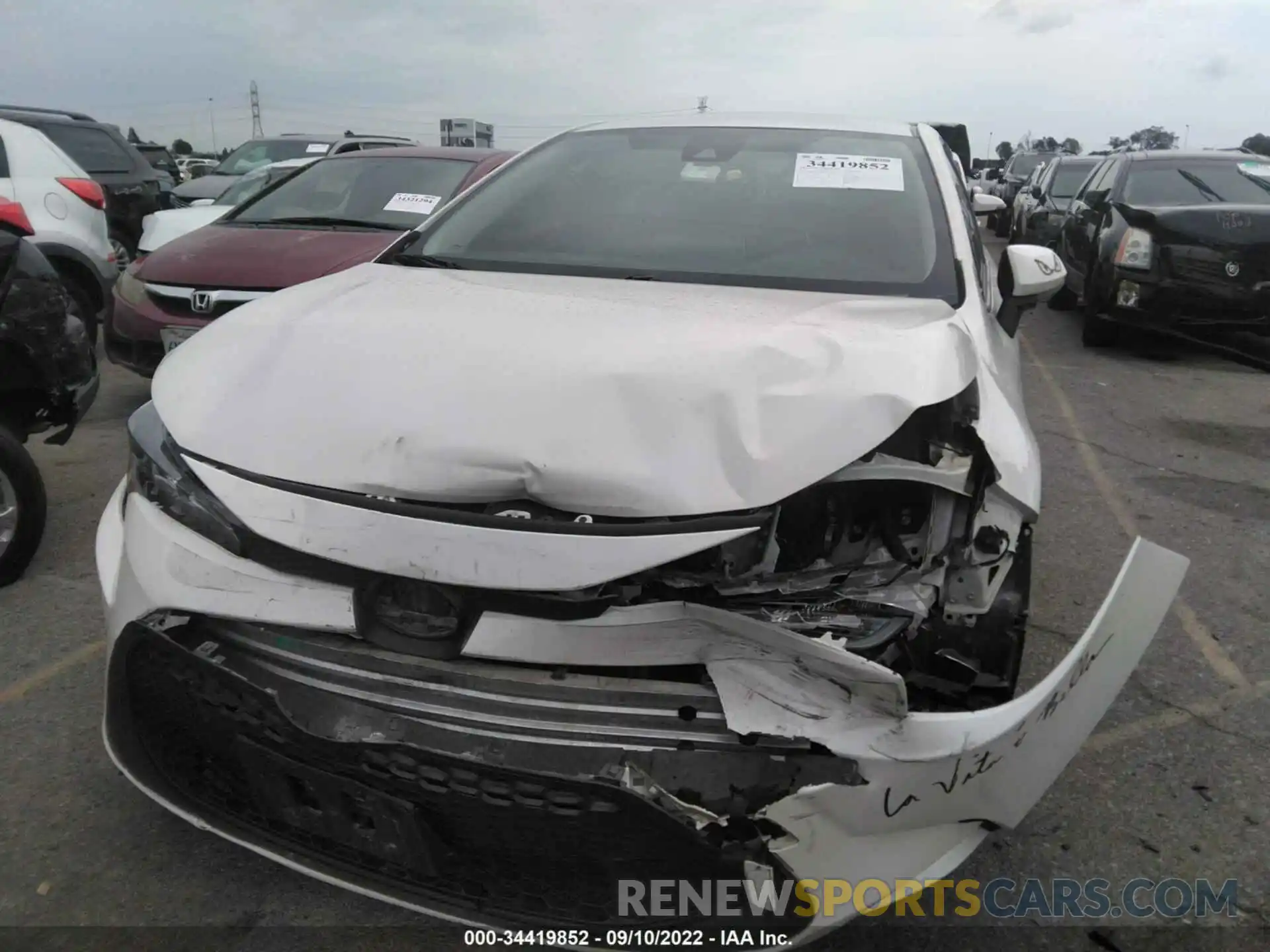 6 Photograph of a damaged car JTDEPRAE2LJ082246 TOYOTA COROLLA 2020