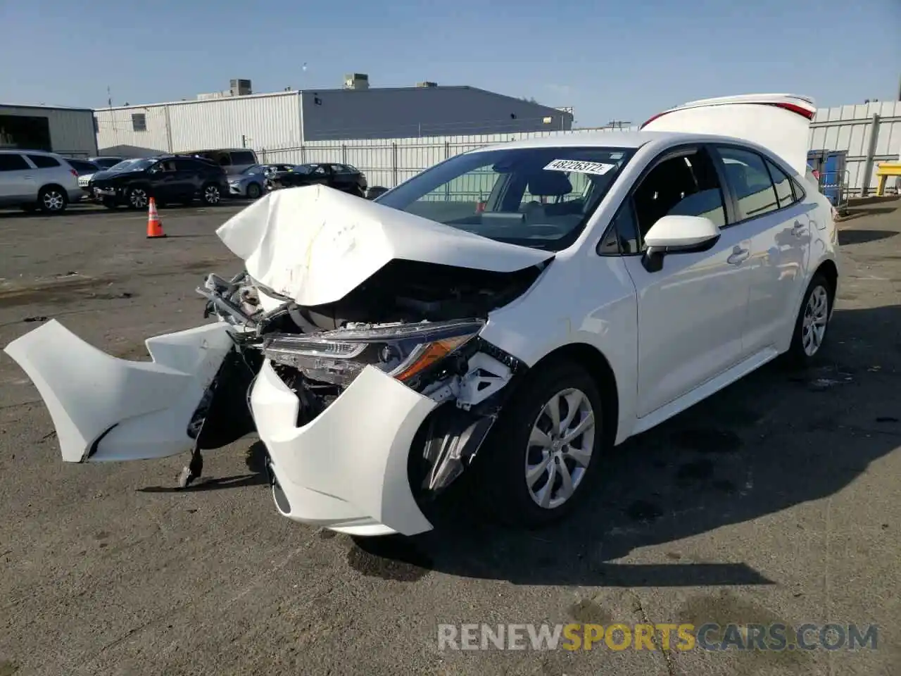 2 Photograph of a damaged car JTDEPRAE2LJ083400 TOYOTA COROLLA 2020