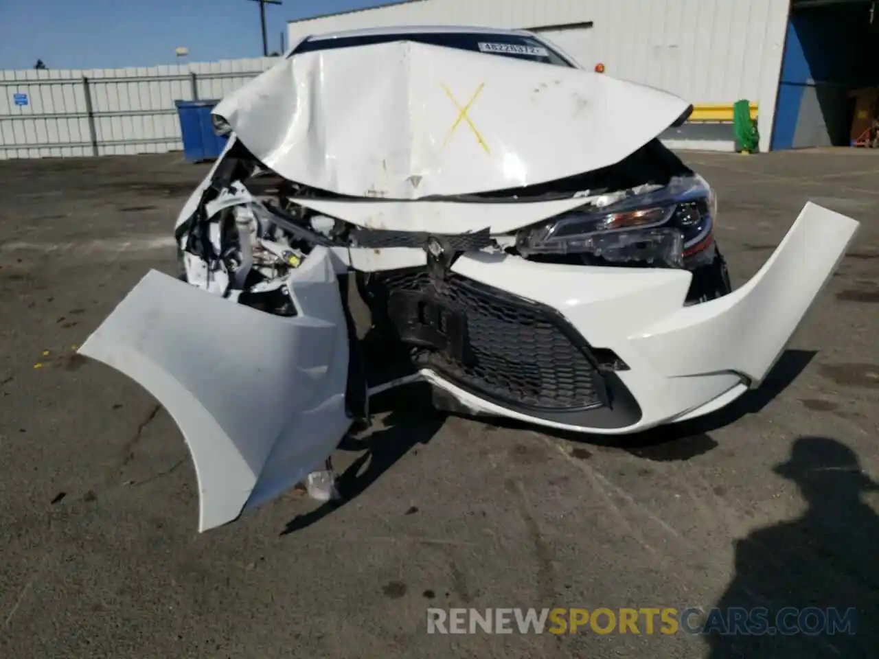 9 Photograph of a damaged car JTDEPRAE2LJ083400 TOYOTA COROLLA 2020