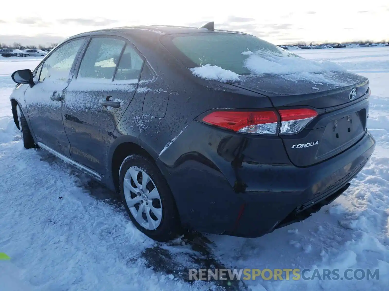 3 Photograph of a damaged car JTDEPRAE2LJ083512 TOYOTA COROLLA 2020