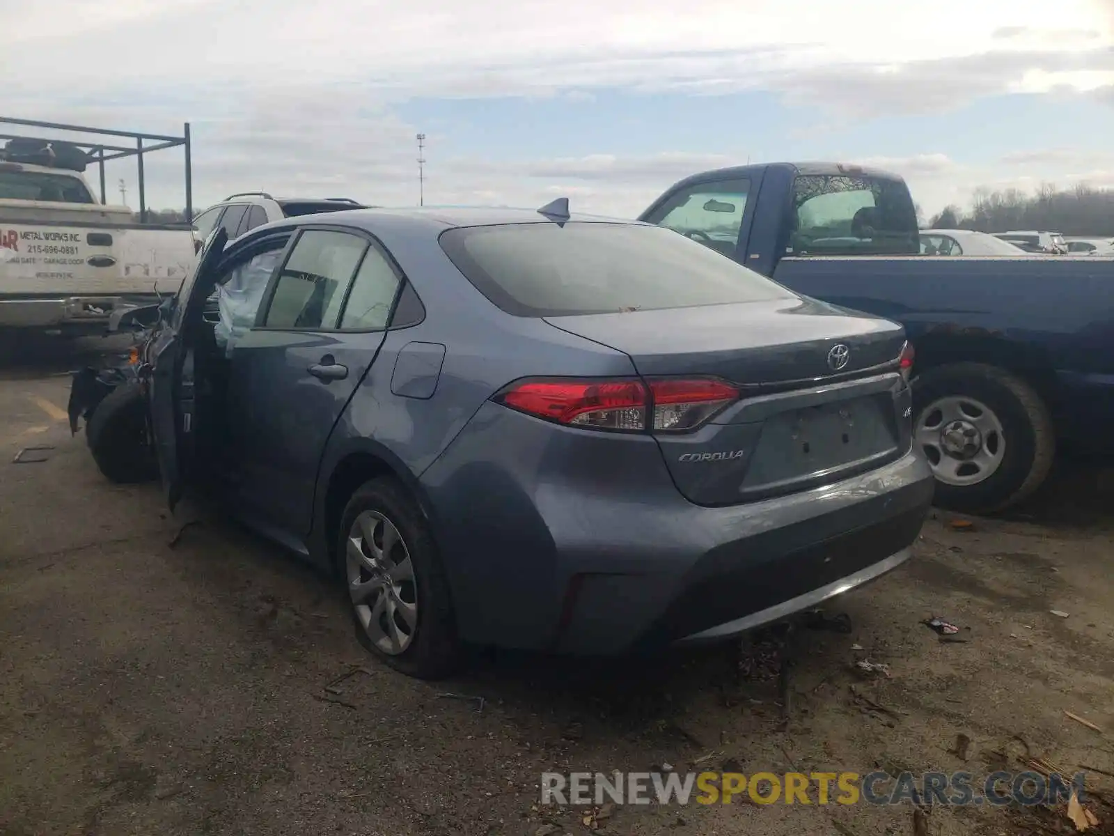 3 Photograph of a damaged car JTDEPRAE2LJ083901 TOYOTA COROLLA 2020