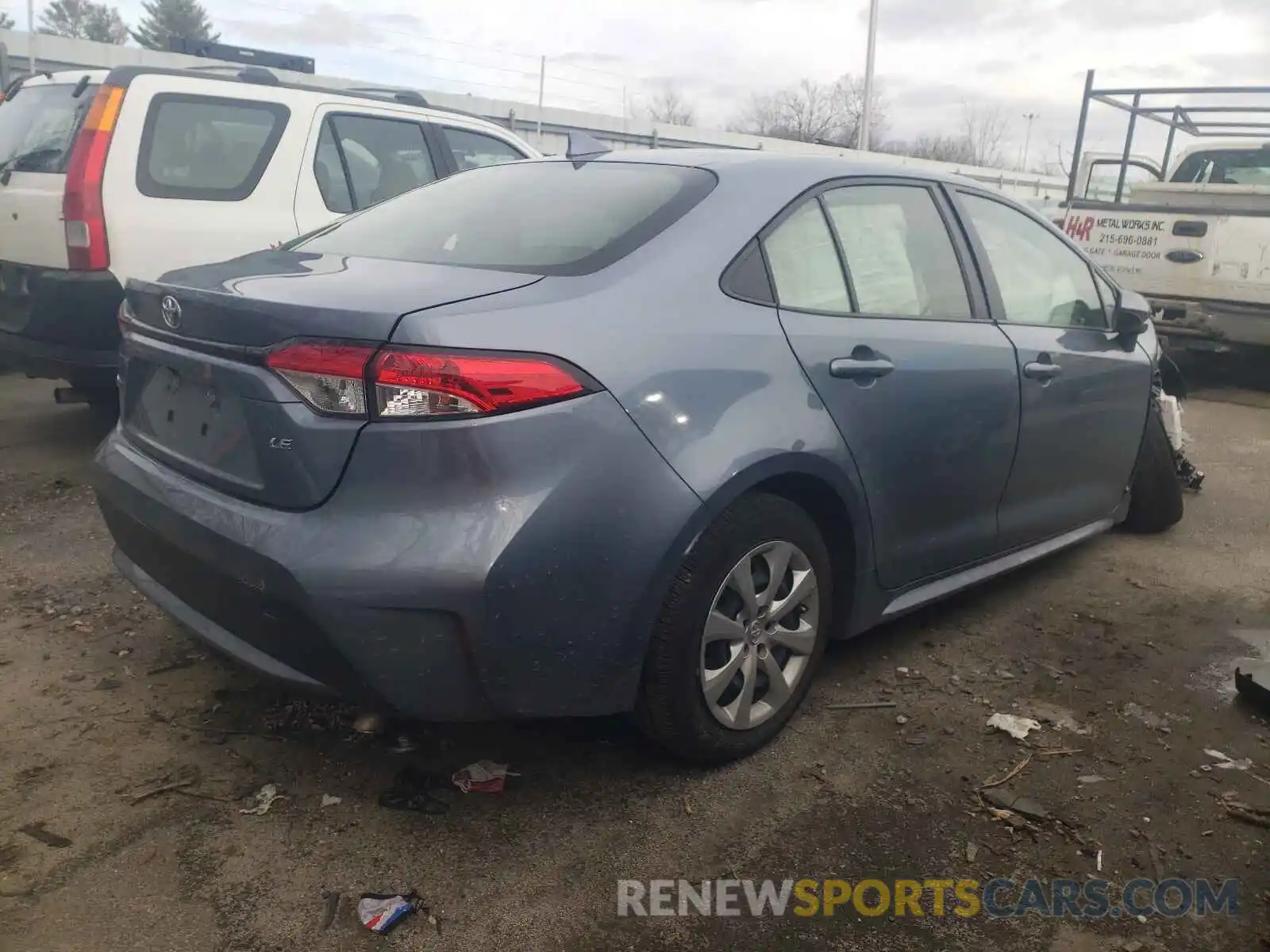 4 Photograph of a damaged car JTDEPRAE2LJ083901 TOYOTA COROLLA 2020