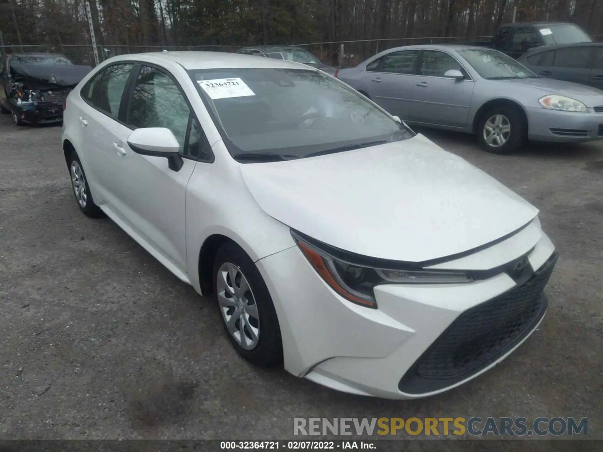 1 Photograph of a damaged car JTDEPRAE2LJ084854 TOYOTA COROLLA 2020