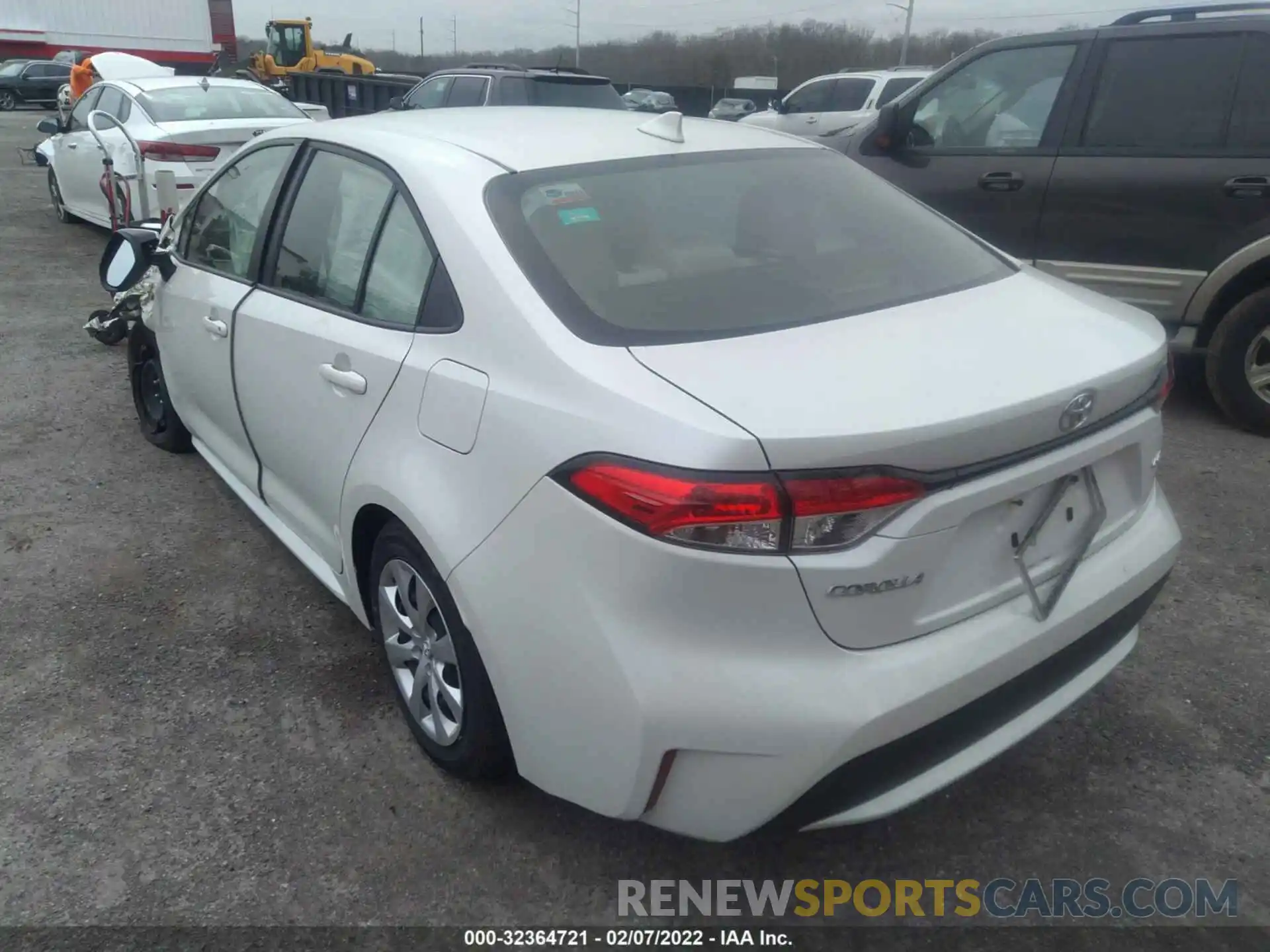 3 Photograph of a damaged car JTDEPRAE2LJ084854 TOYOTA COROLLA 2020