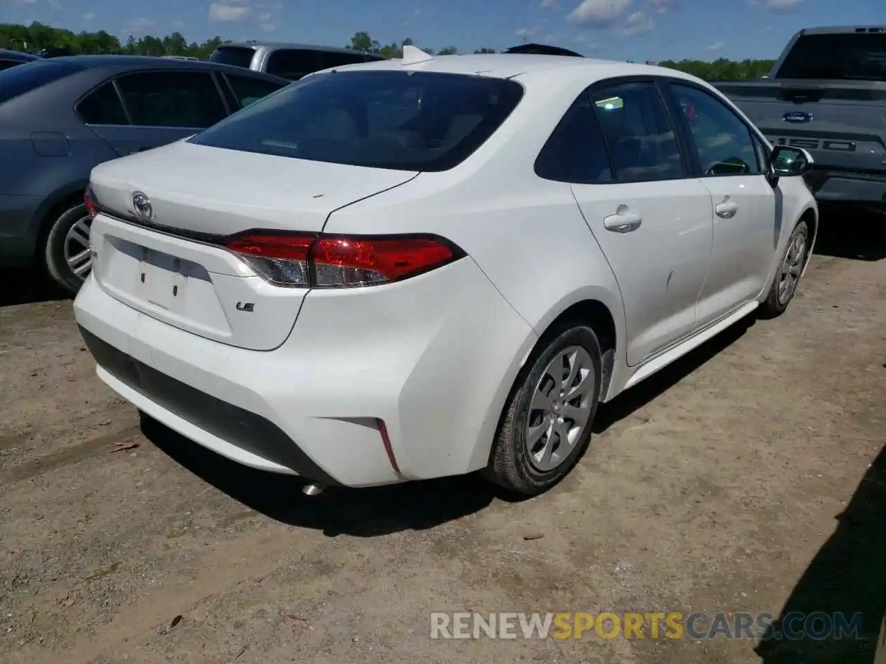 4 Photograph of a damaged car JTDEPRAE2LJ084918 TOYOTA COROLLA 2020