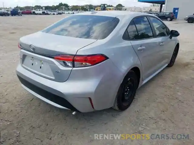 4 Photograph of a damaged car JTDEPRAE2LJ085048 TOYOTA COROLLA 2020