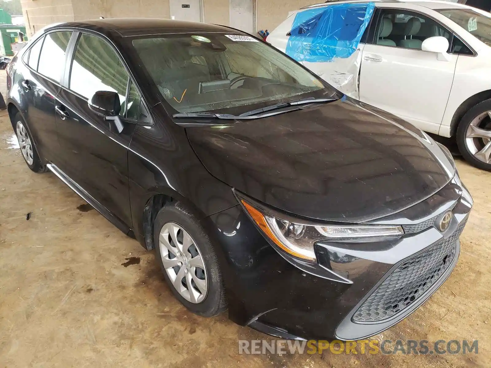 1 Photograph of a damaged car JTDEPRAE2LJ085258 TOYOTA COROLLA 2020