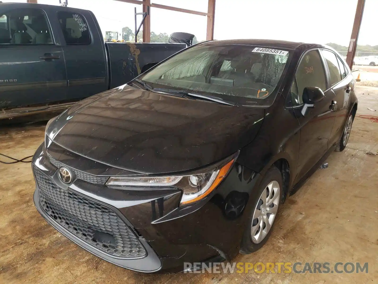 2 Photograph of a damaged car JTDEPRAE2LJ085258 TOYOTA COROLLA 2020