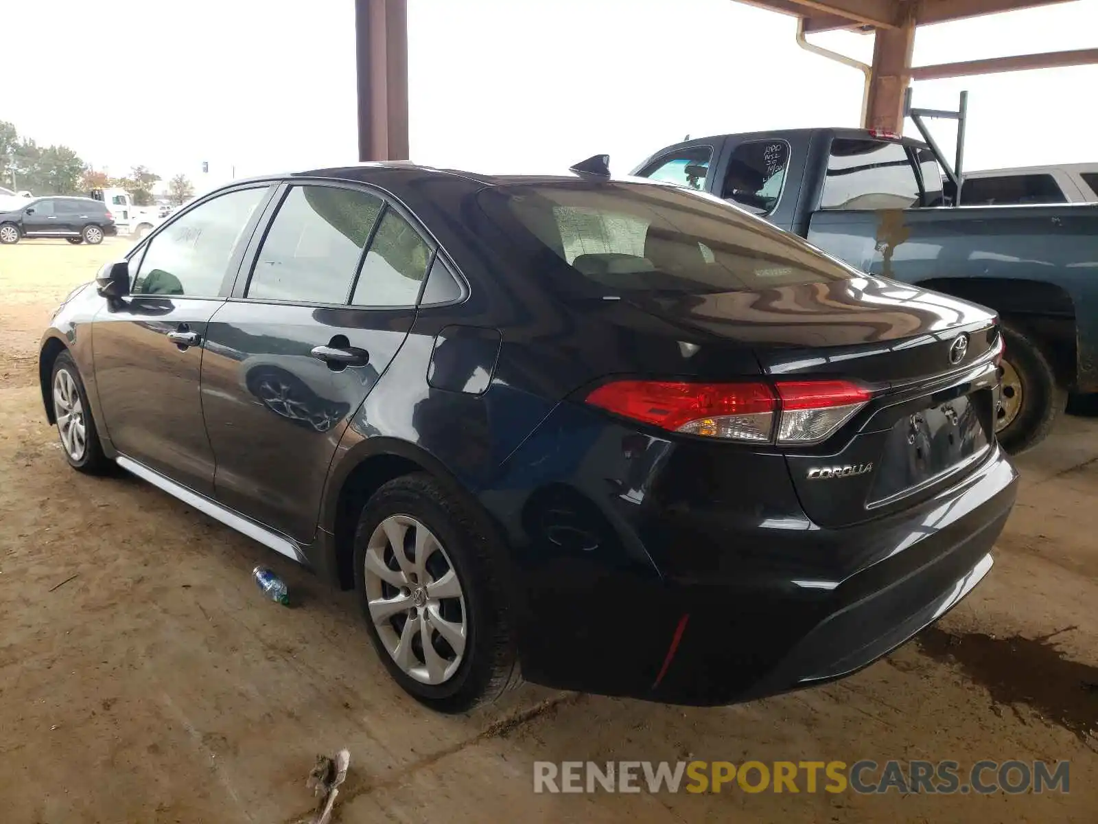 3 Photograph of a damaged car JTDEPRAE2LJ085258 TOYOTA COROLLA 2020