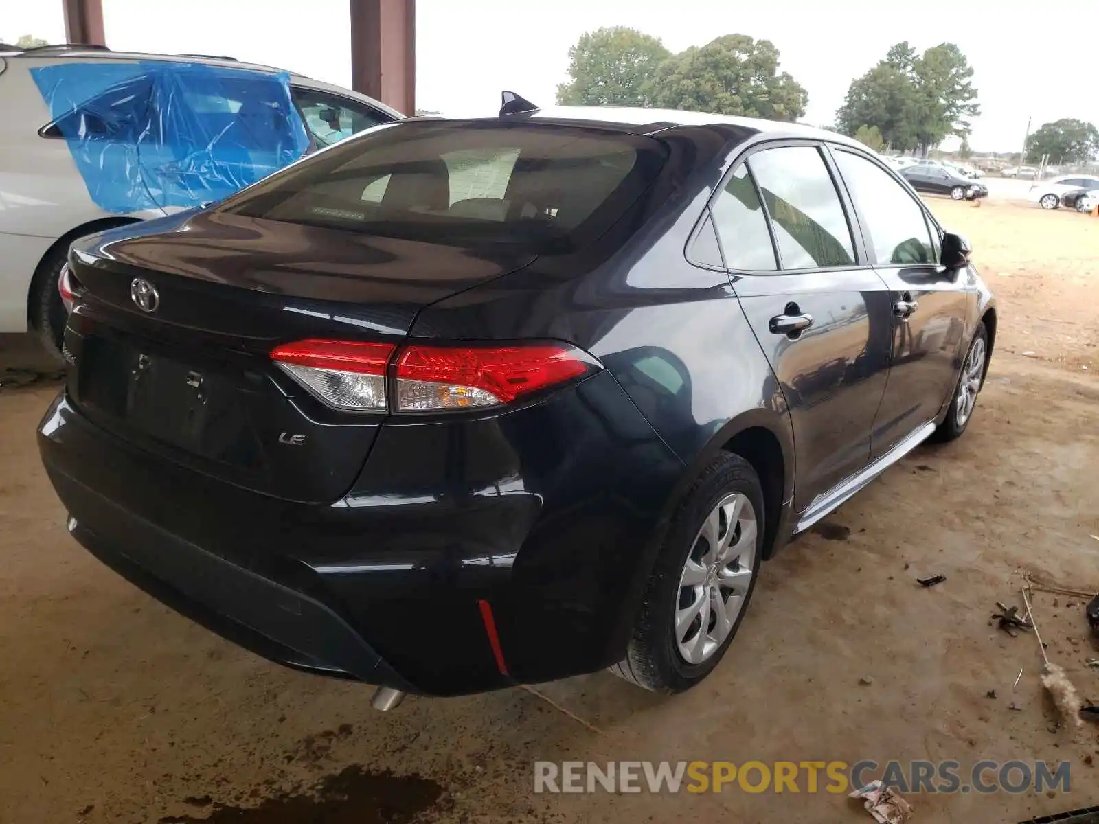 4 Photograph of a damaged car JTDEPRAE2LJ085258 TOYOTA COROLLA 2020