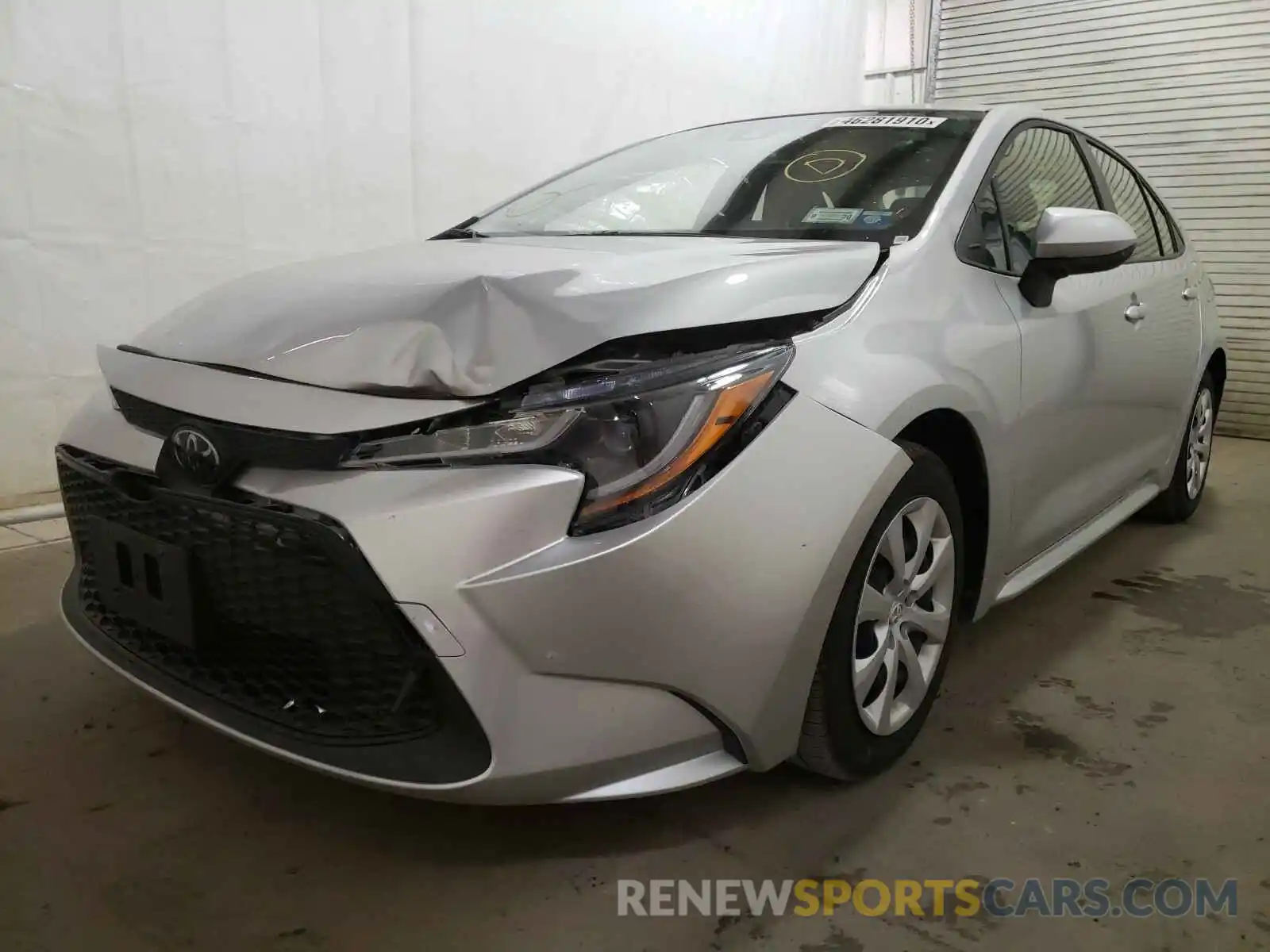 2 Photograph of a damaged car JTDEPRAE2LJ085518 TOYOTA COROLLA 2020