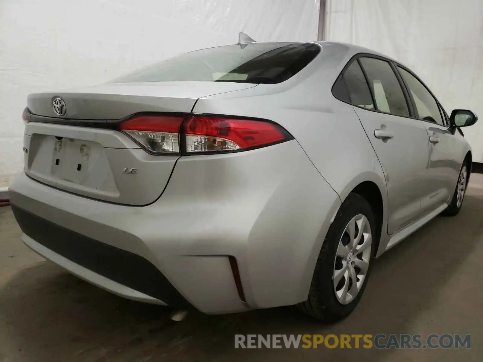 4 Photograph of a damaged car JTDEPRAE2LJ085518 TOYOTA COROLLA 2020