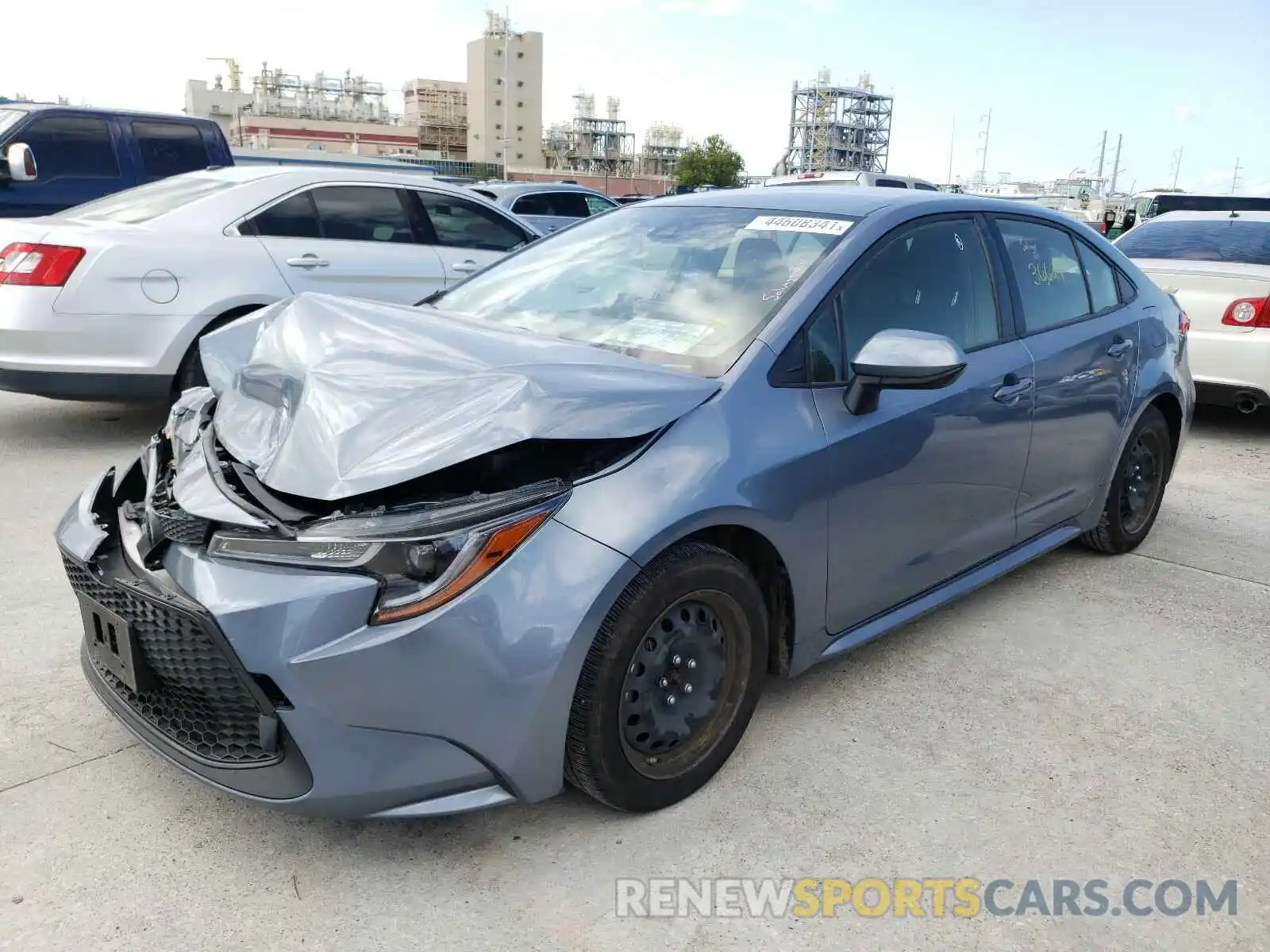 2 Photograph of a damaged car JTDEPRAE2LJ085552 TOYOTA COROLLA 2020