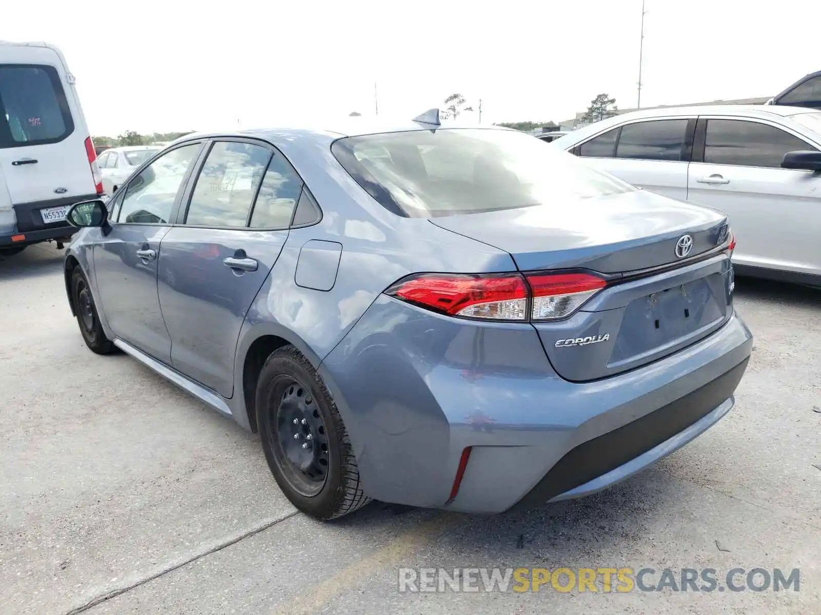 3 Photograph of a damaged car JTDEPRAE2LJ085552 TOYOTA COROLLA 2020