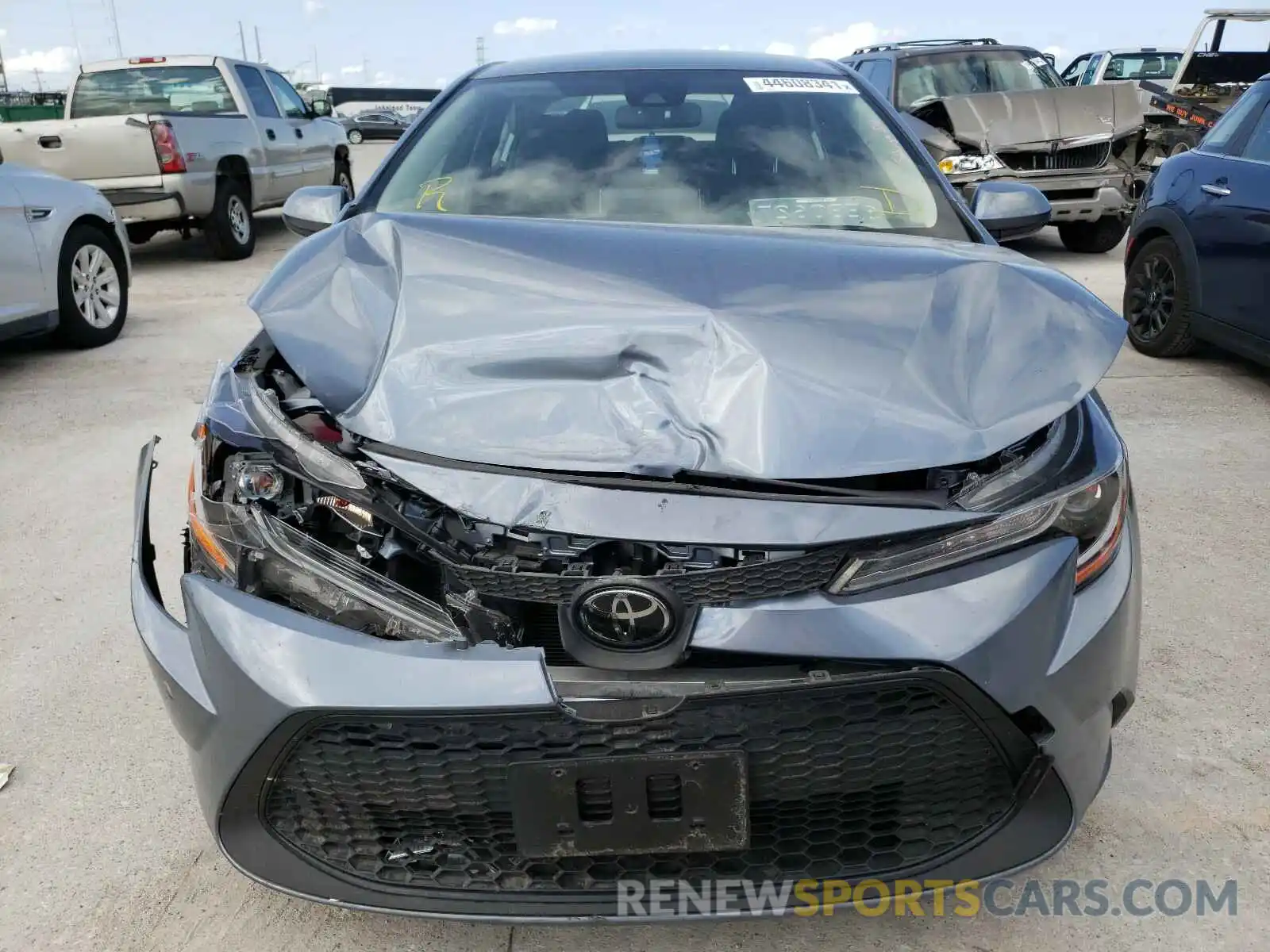 7 Photograph of a damaged car JTDEPRAE2LJ085552 TOYOTA COROLLA 2020