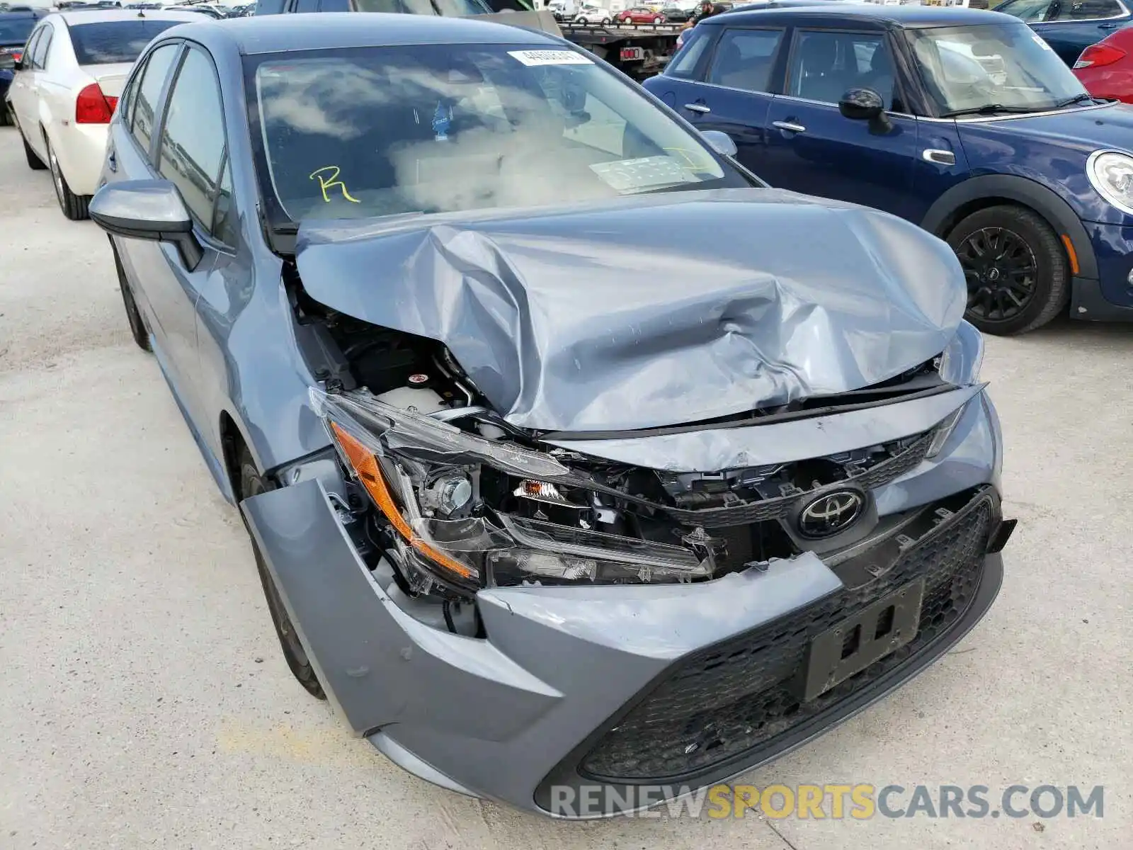 9 Photograph of a damaged car JTDEPRAE2LJ085552 TOYOTA COROLLA 2020