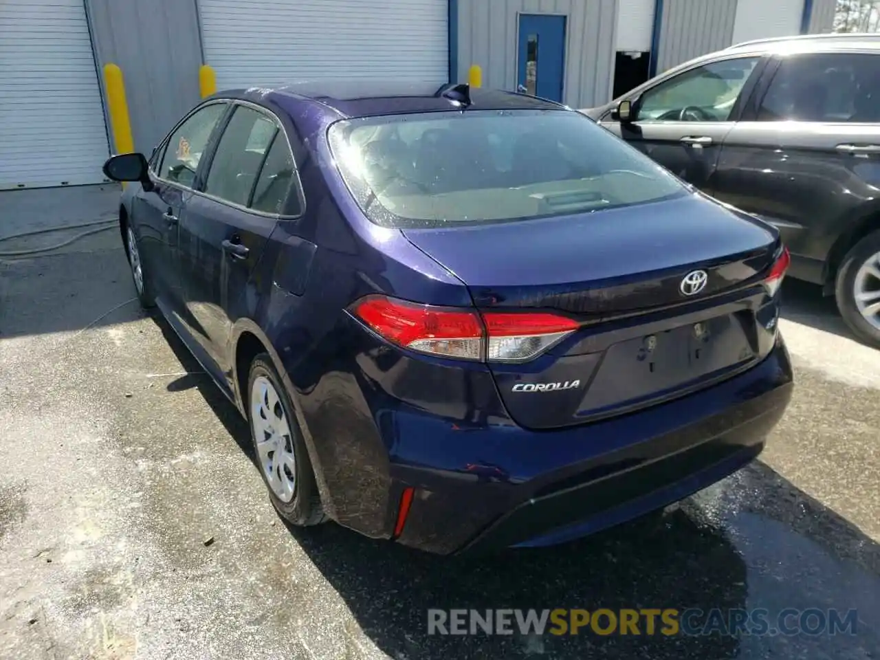 3 Photograph of a damaged car JTDEPRAE2LJ086247 TOYOTA COROLLA 2020