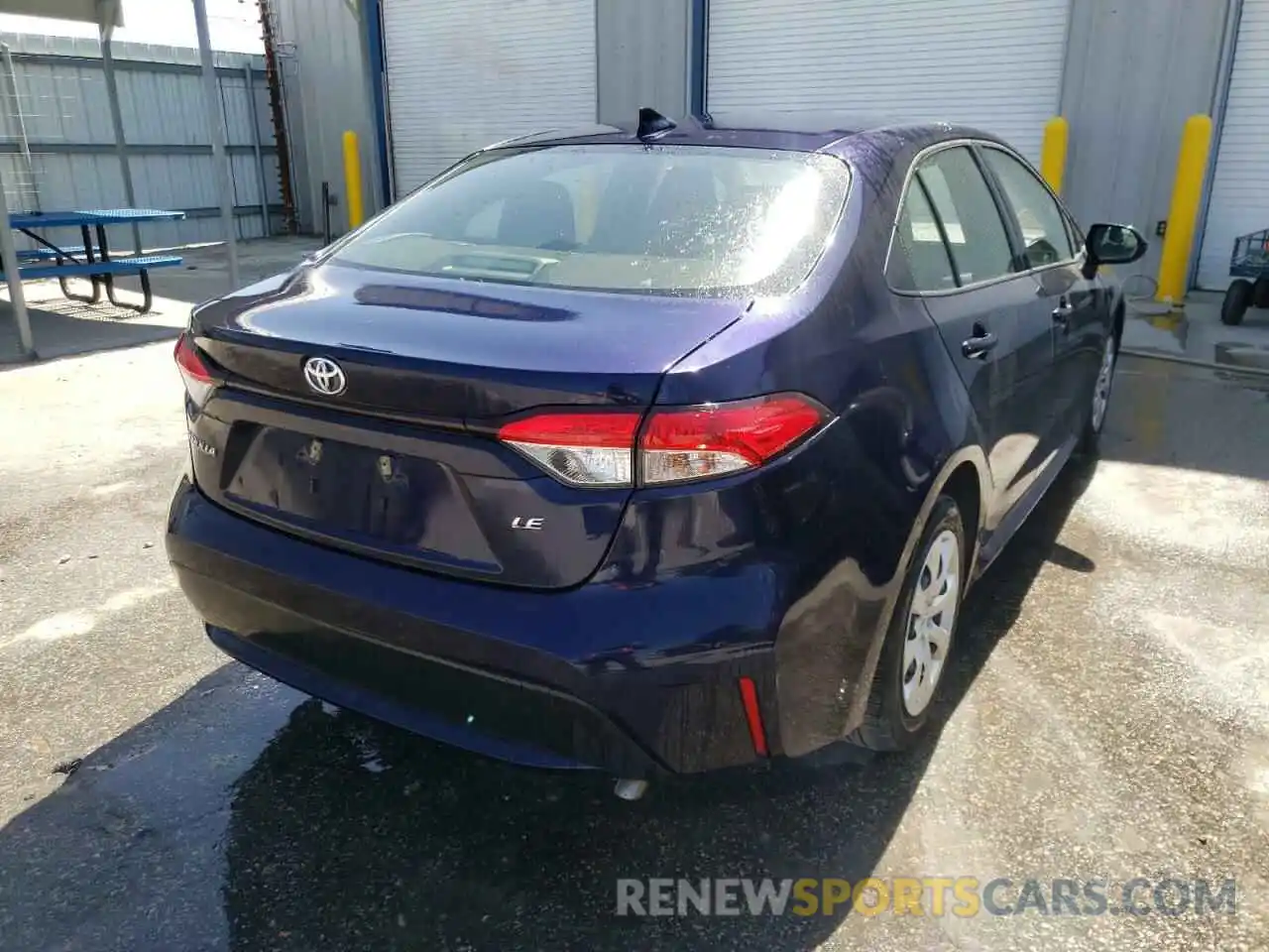 4 Photograph of a damaged car JTDEPRAE2LJ086247 TOYOTA COROLLA 2020