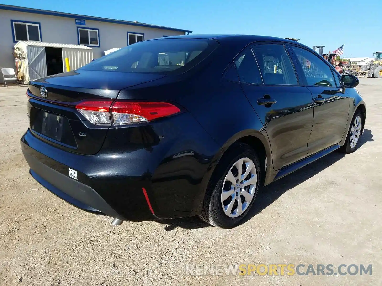 4 Photograph of a damaged car JTDEPRAE2LJ087205 TOYOTA COROLLA 2020