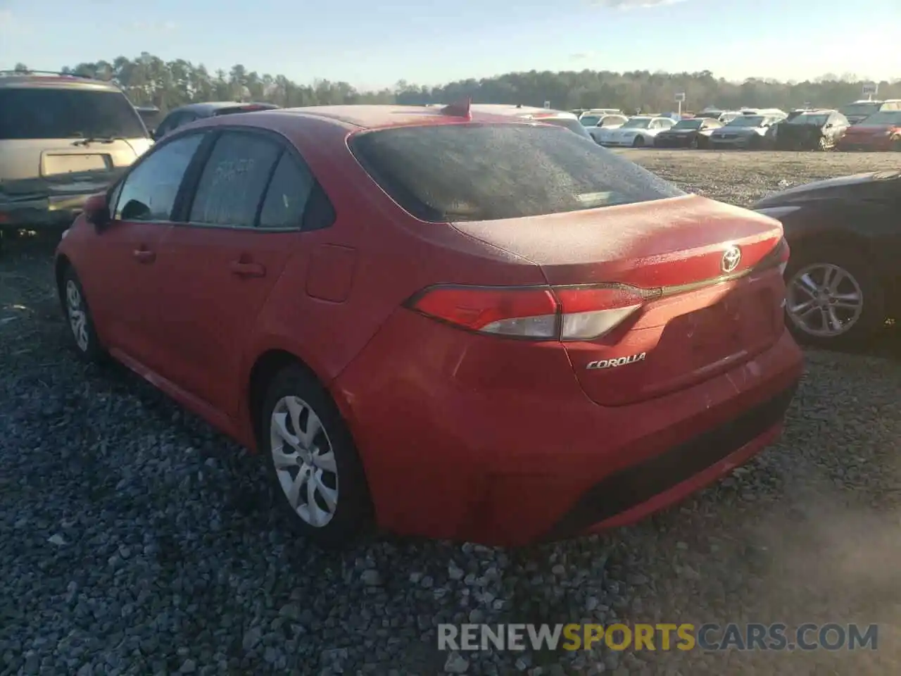 3 Photograph of a damaged car JTDEPRAE2LJ087883 TOYOTA COROLLA 2020