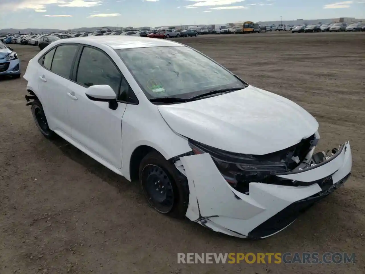 1 Photograph of a damaged car JTDEPRAE2LJ088161 TOYOTA COROLLA 2020