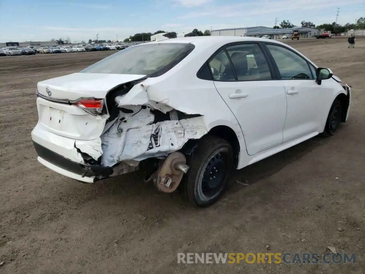 4 Photograph of a damaged car JTDEPRAE2LJ088161 TOYOTA COROLLA 2020