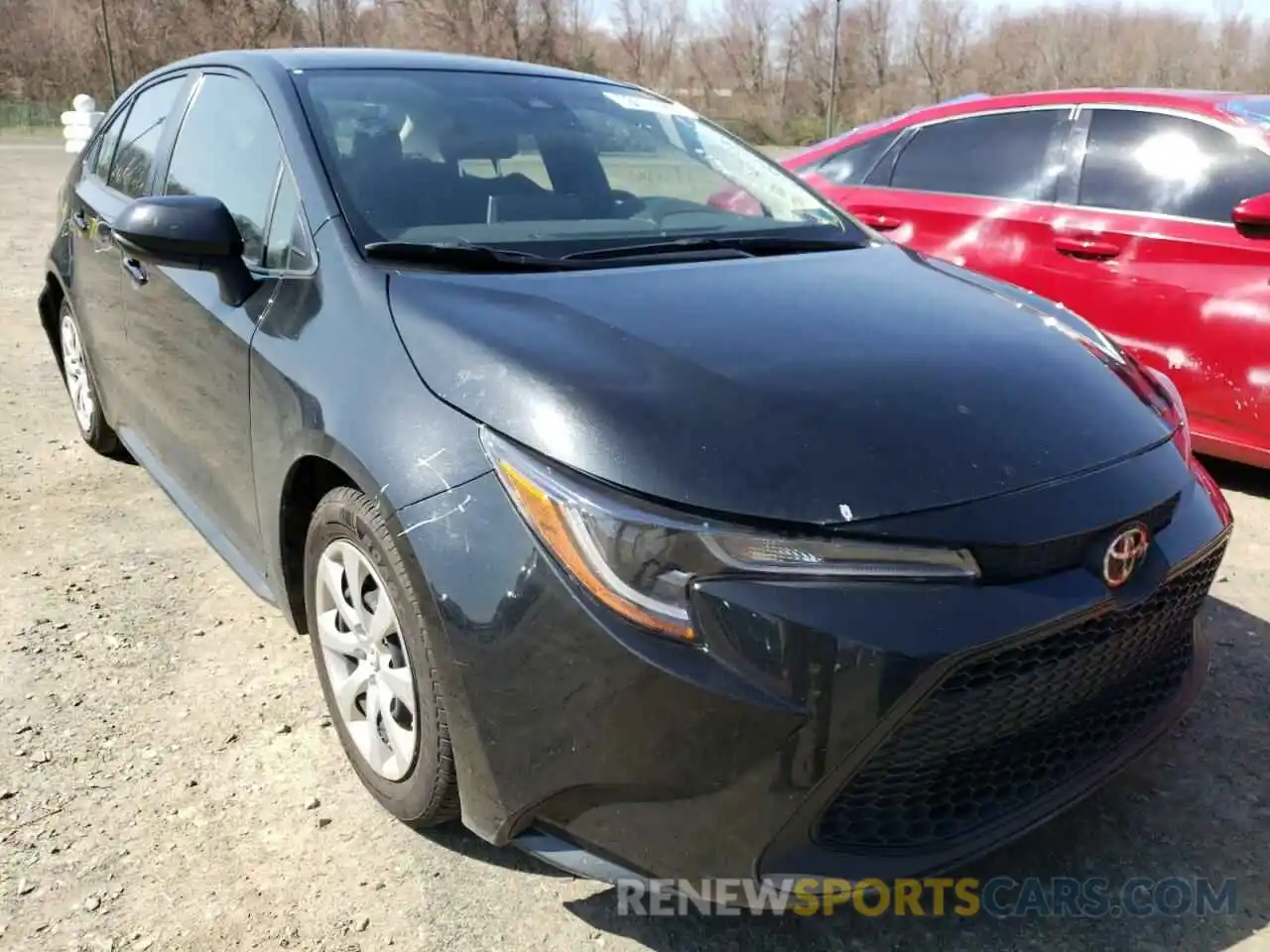 1 Photograph of a damaged car JTDEPRAE2LJ088662 TOYOTA COROLLA 2020