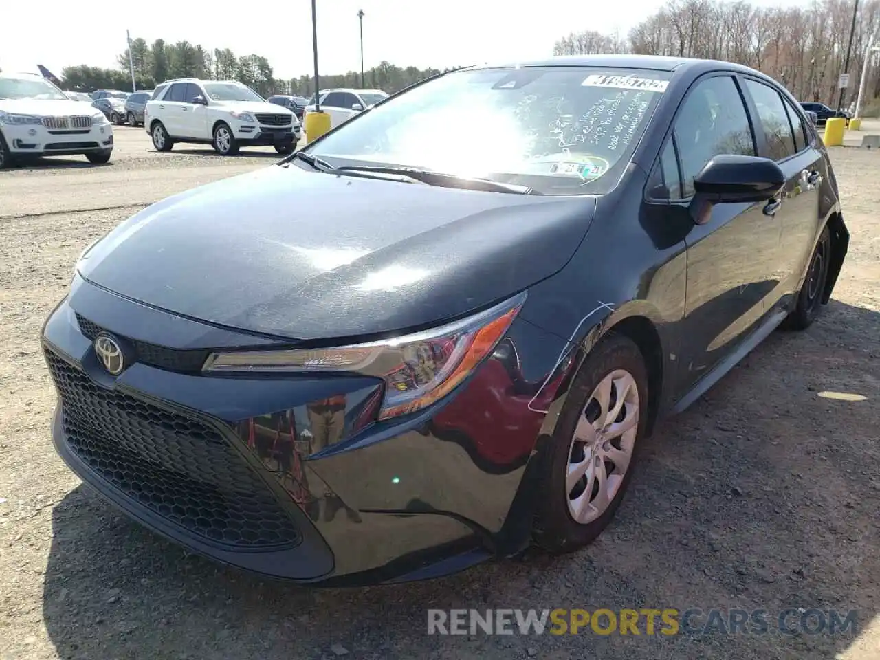 2 Photograph of a damaged car JTDEPRAE2LJ088662 TOYOTA COROLLA 2020