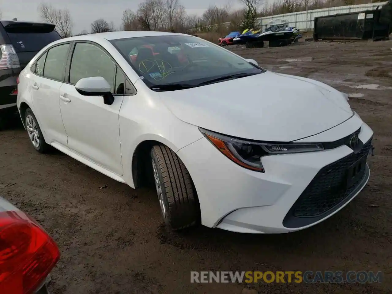 1 Photograph of a damaged car JTDEPRAE2LJ088693 TOYOTA COROLLA 2020