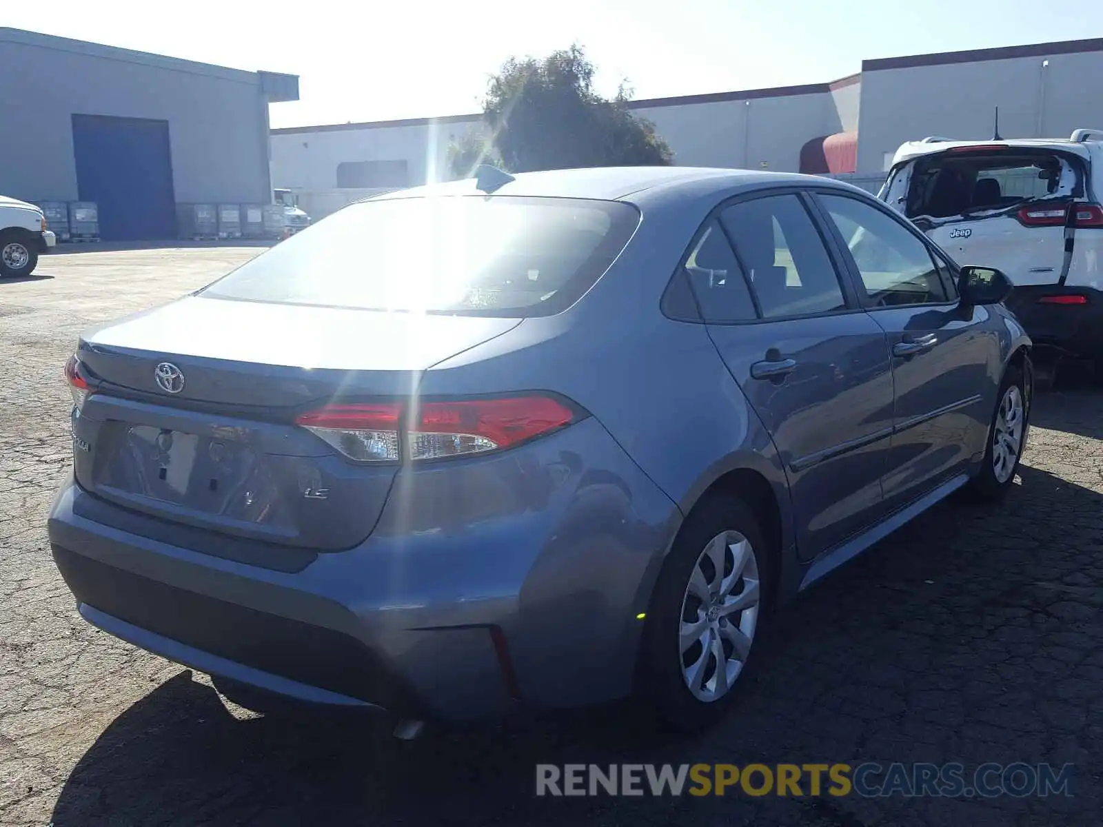 4 Photograph of a damaged car JTDEPRAE2LJ089407 TOYOTA COROLLA 2020