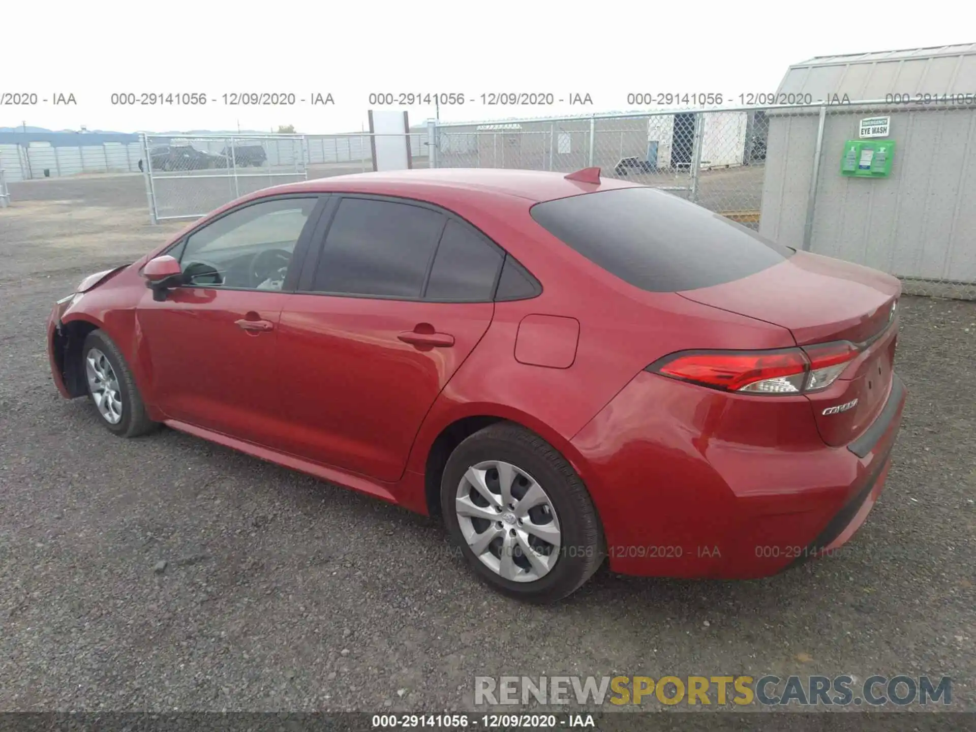 3 Photograph of a damaged car JTDEPRAE2LJ089519 TOYOTA COROLLA 2020