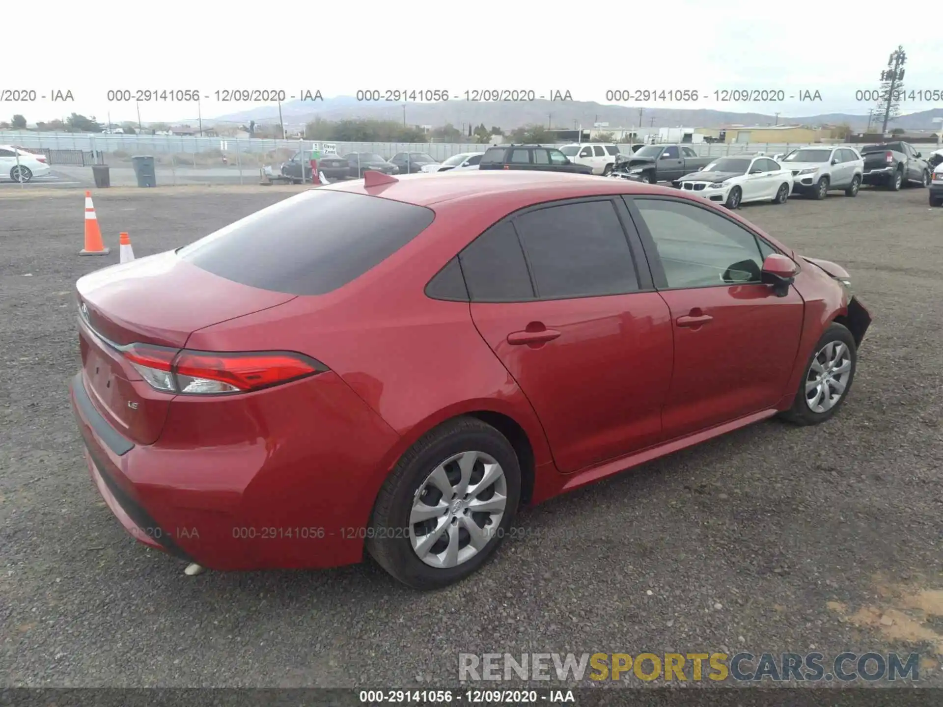 4 Photograph of a damaged car JTDEPRAE2LJ089519 TOYOTA COROLLA 2020