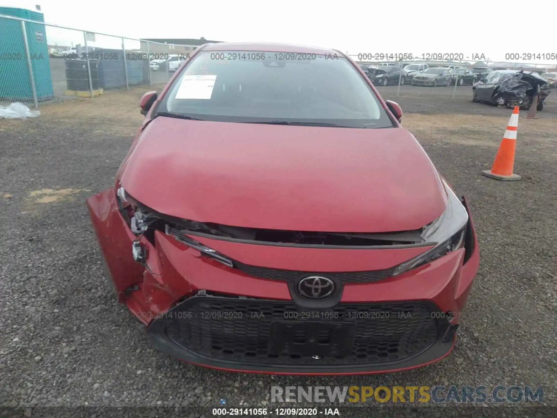 6 Photograph of a damaged car JTDEPRAE2LJ089519 TOYOTA COROLLA 2020