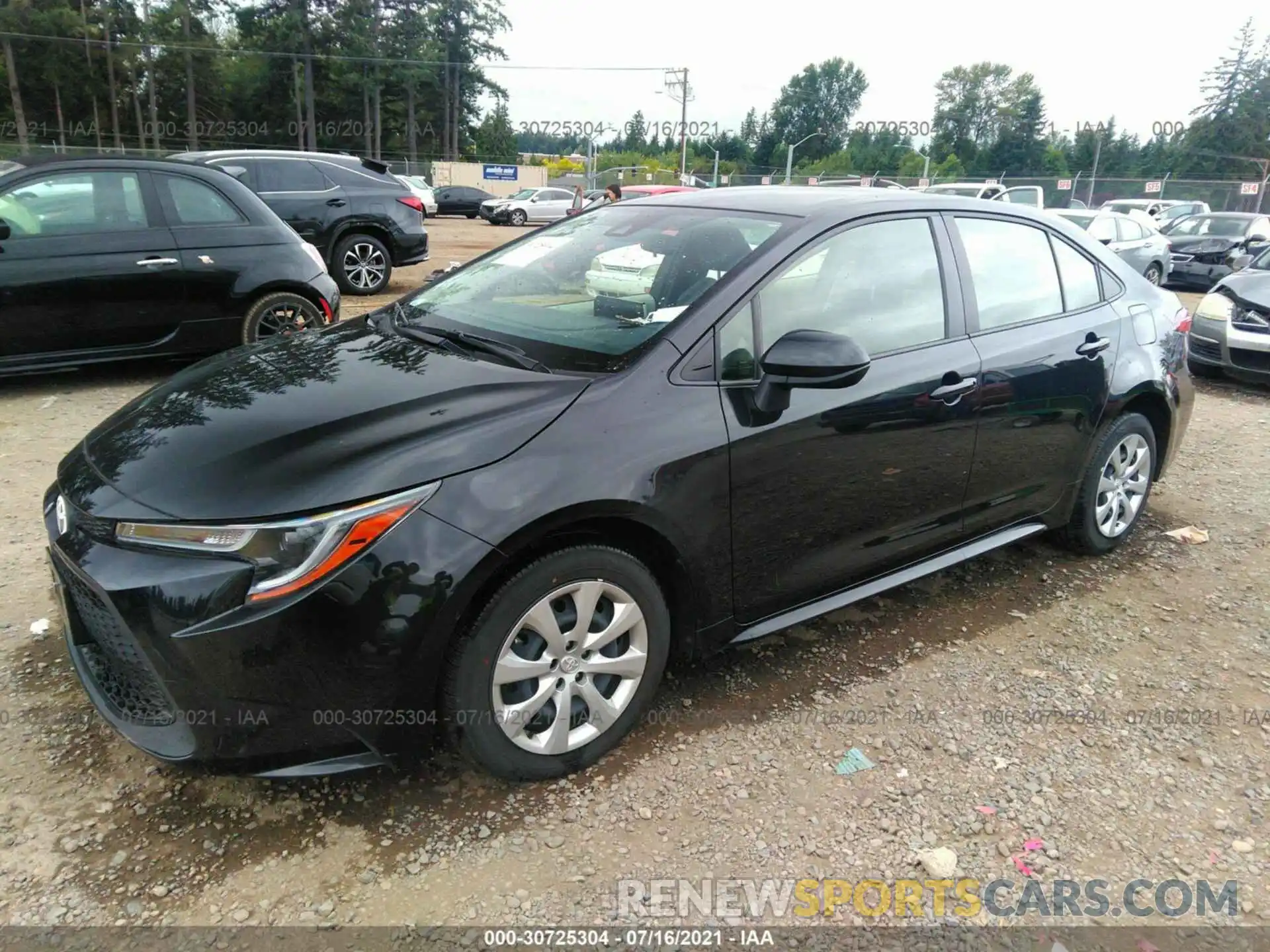 2 Photograph of a damaged car JTDEPRAE2LJ090170 TOYOTA COROLLA 2020