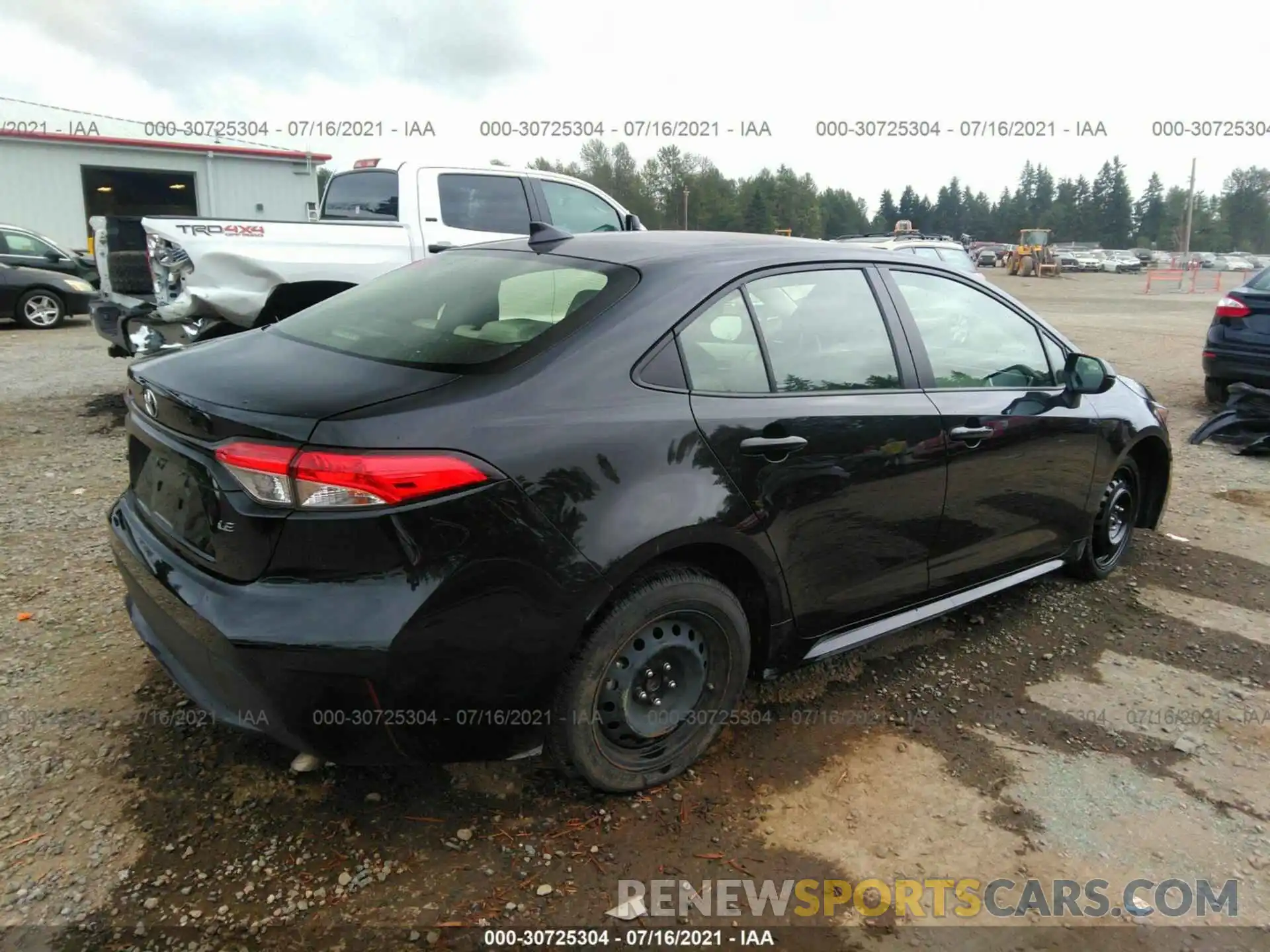 4 Photograph of a damaged car JTDEPRAE2LJ090170 TOYOTA COROLLA 2020