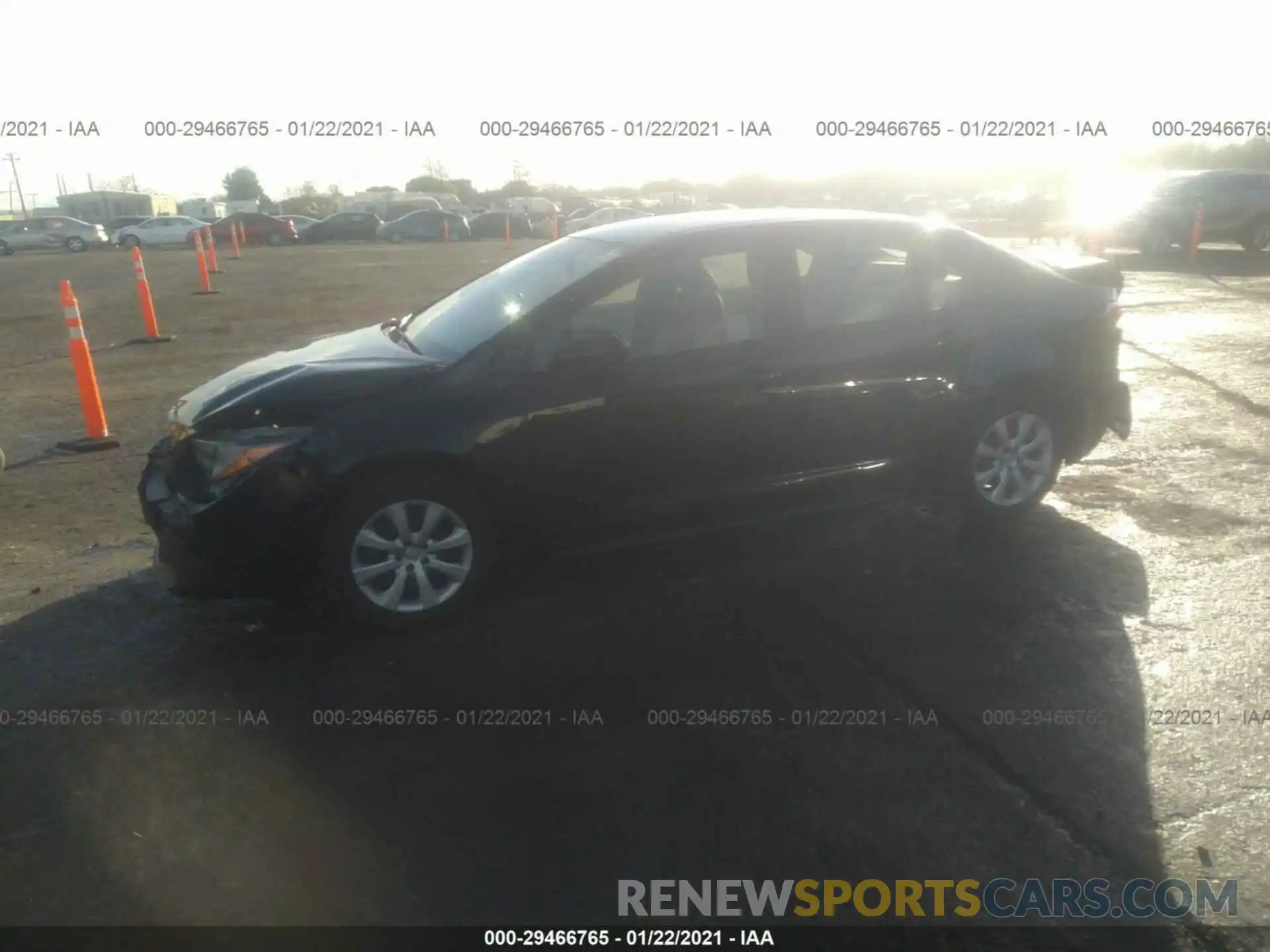 2 Photograph of a damaged car JTDEPRAE2LJ090234 TOYOTA COROLLA 2020