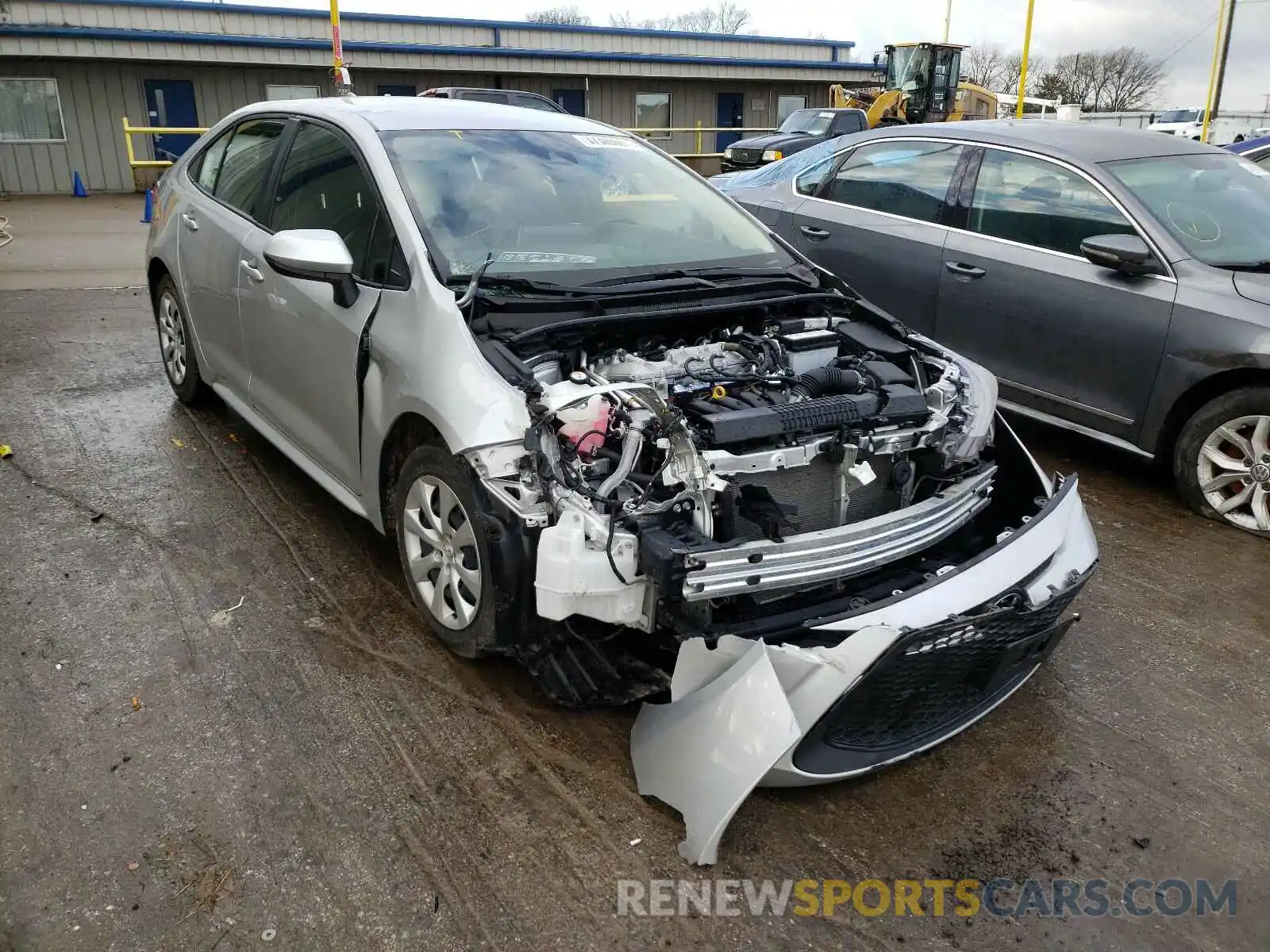 1 Photograph of a damaged car JTDEPRAE2LJ090265 TOYOTA COROLLA 2020