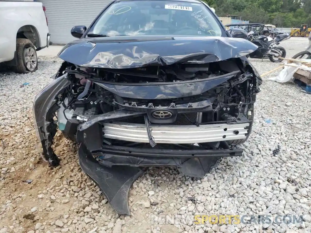 9 Фотография поврежденного автомобиля JTDEPRAE2LJ091061 TOYOTA COROLLA 2020
