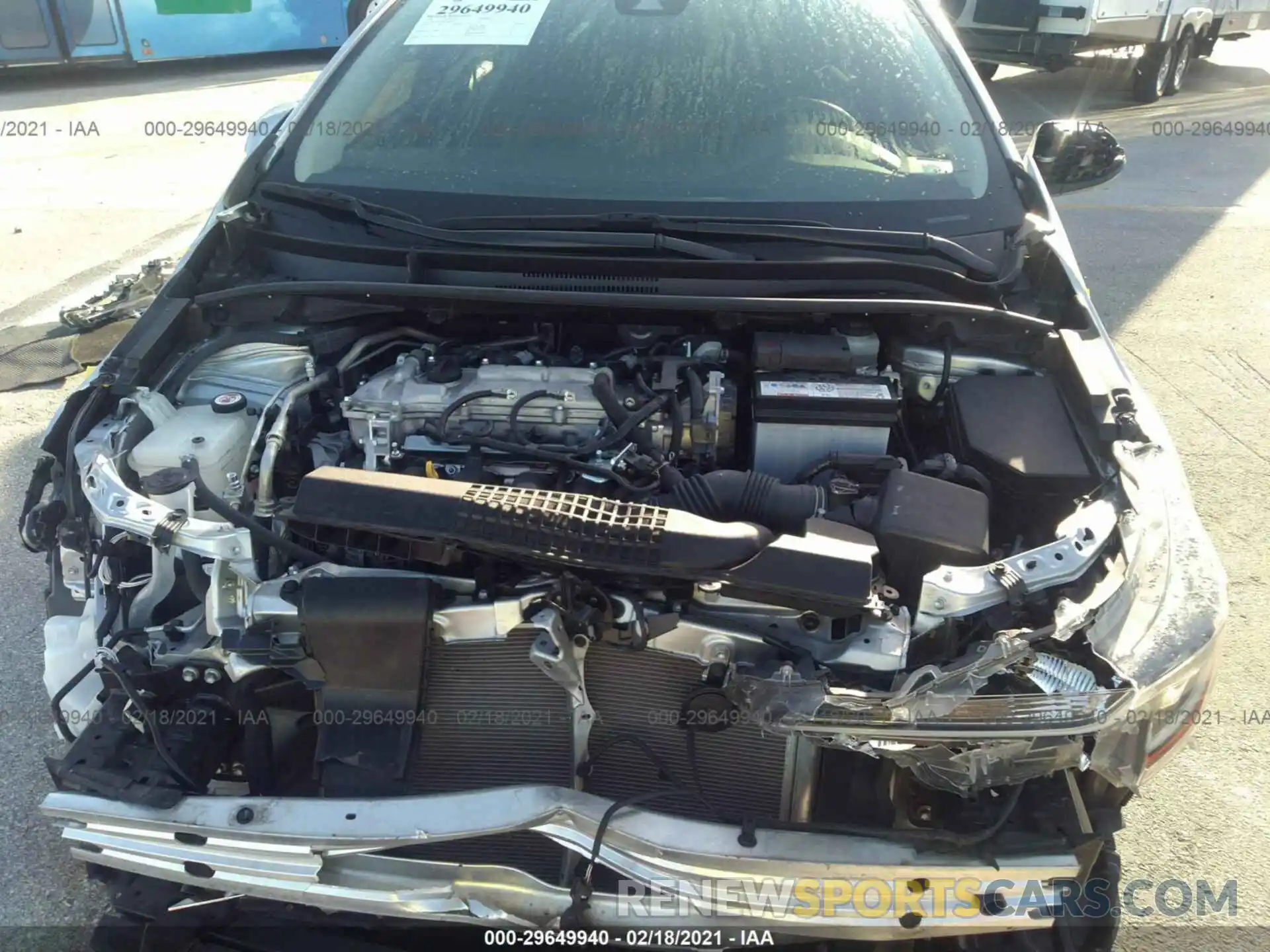 10 Photograph of a damaged car JTDEPRAE2LJ092050 TOYOTA COROLLA 2020