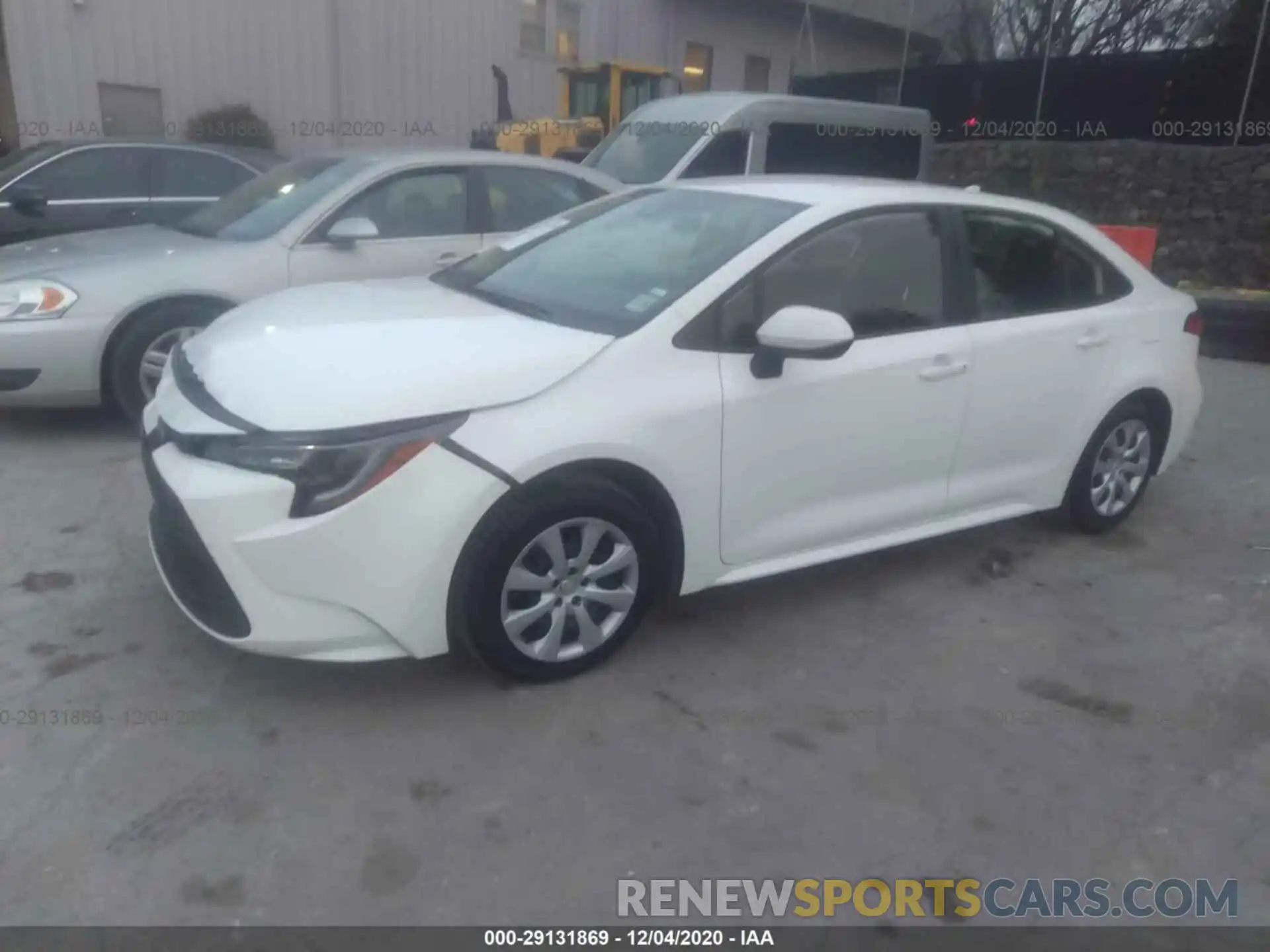 2 Photograph of a damaged car JTDEPRAE2LJ092436 TOYOTA COROLLA 2020