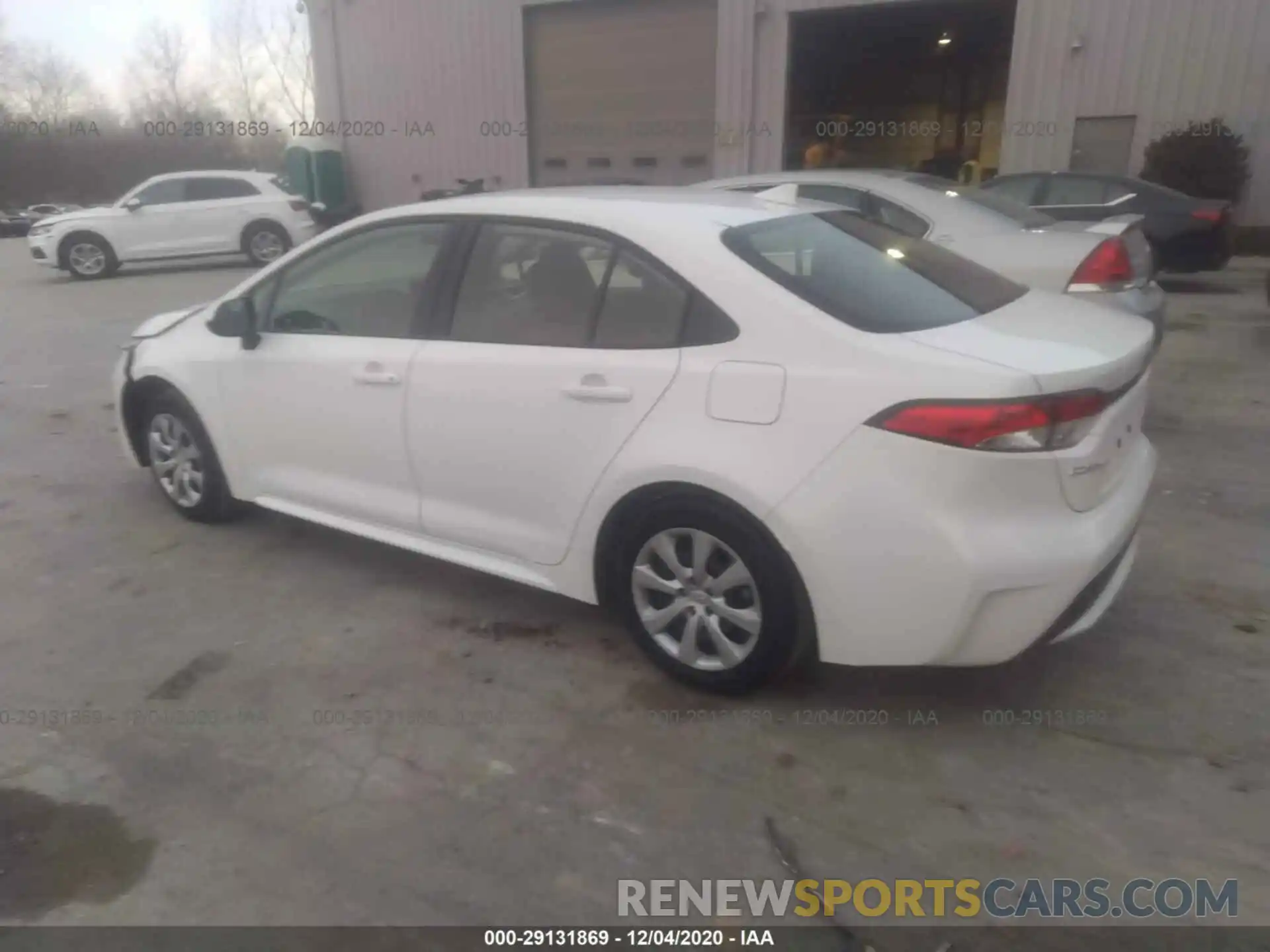 3 Photograph of a damaged car JTDEPRAE2LJ092436 TOYOTA COROLLA 2020