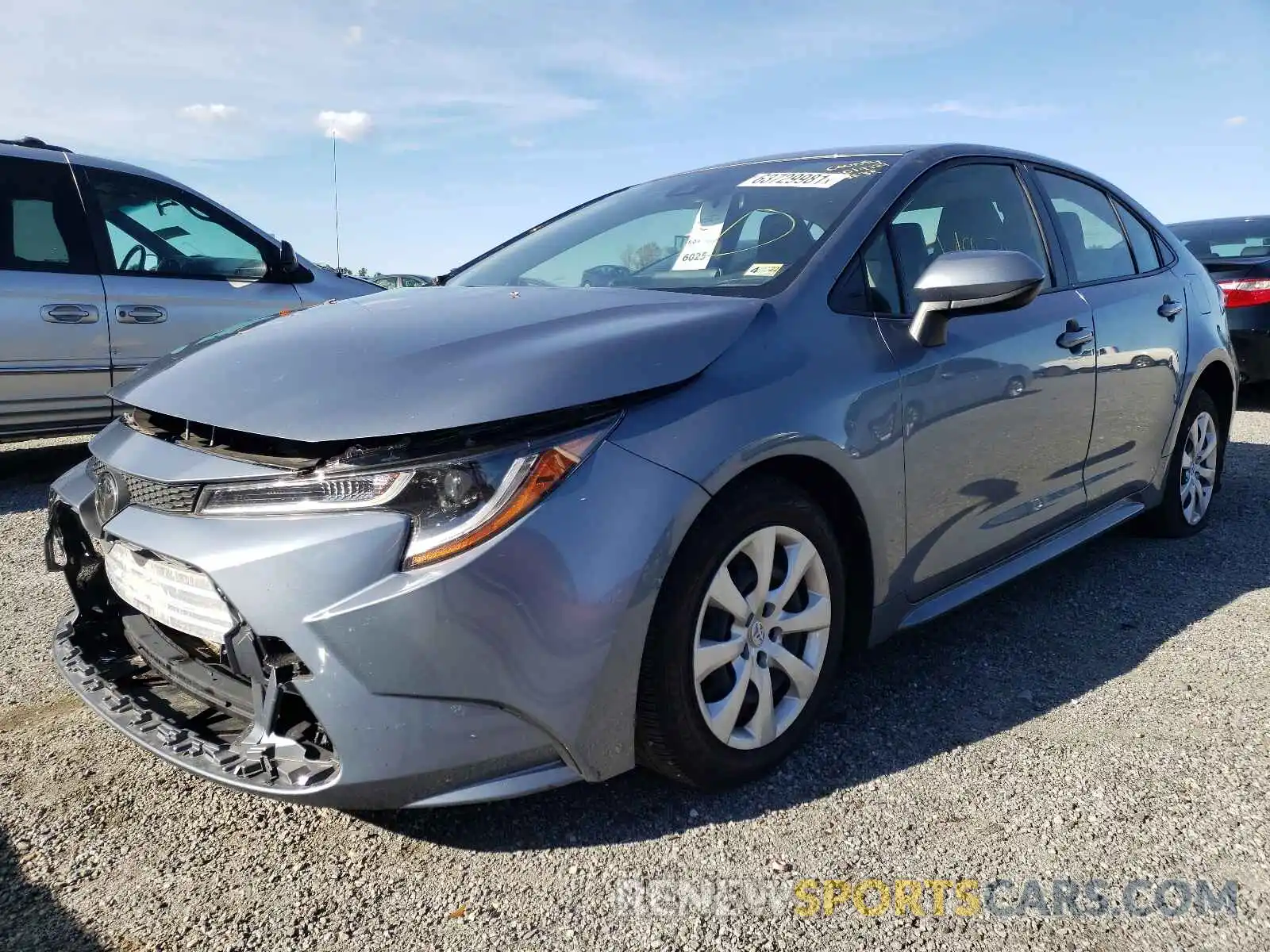 2 Photograph of a damaged car JTDEPRAE2LJ093795 TOYOTA COROLLA 2020